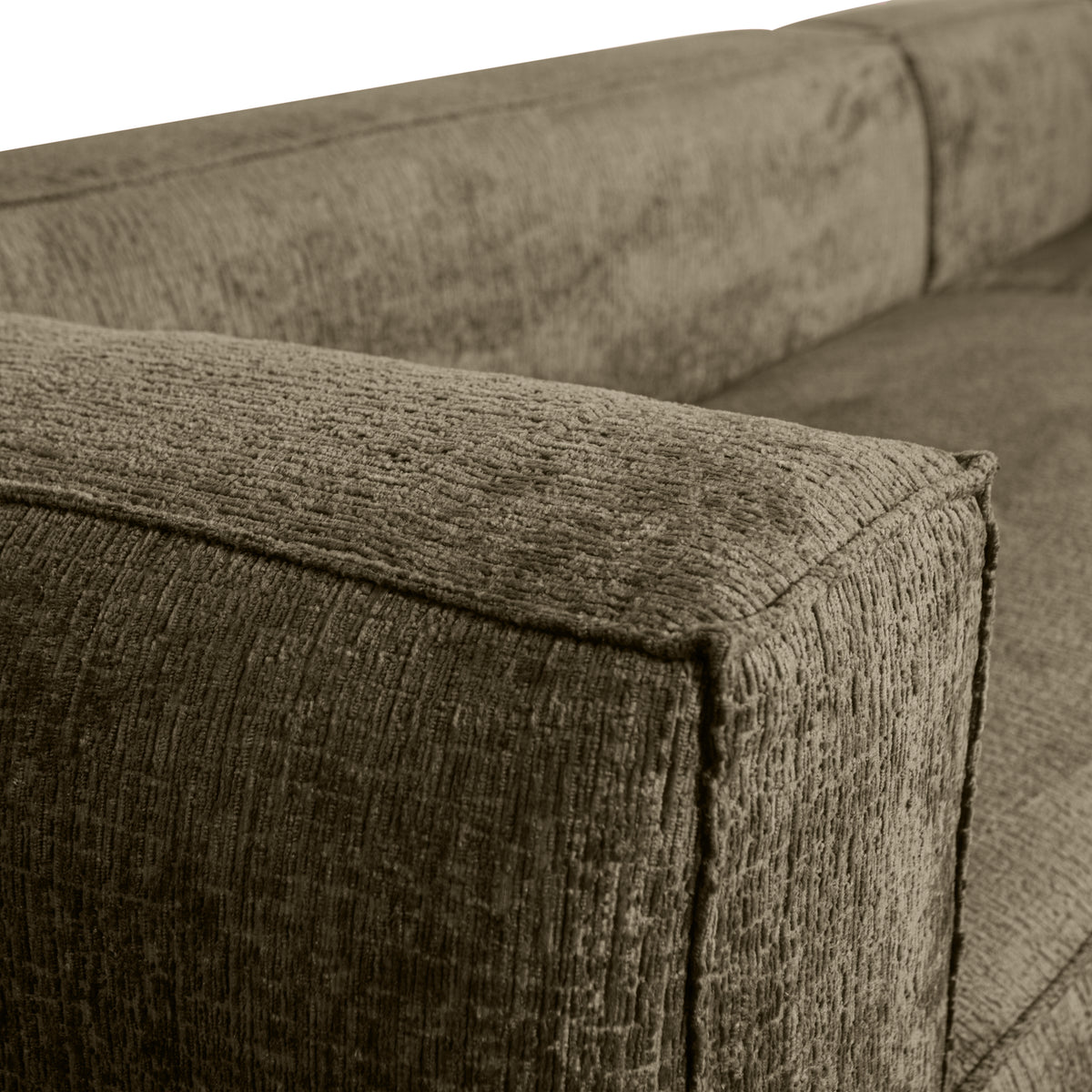Woood | Hoekbank rechts structure velvet moss