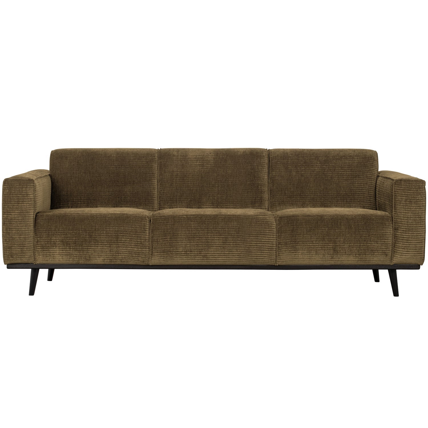 Woood | 3-zits bank Statement 230cm ribstof olijfgroen