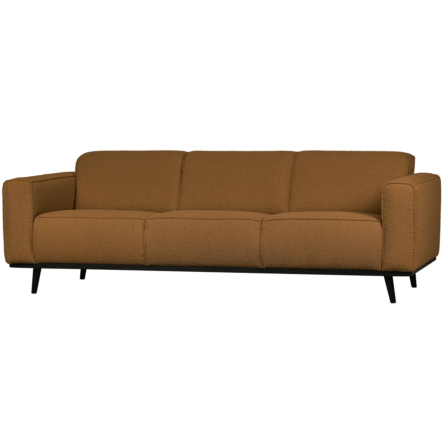 Woood | 3-zits bank Statement 230cm boucle botergeel