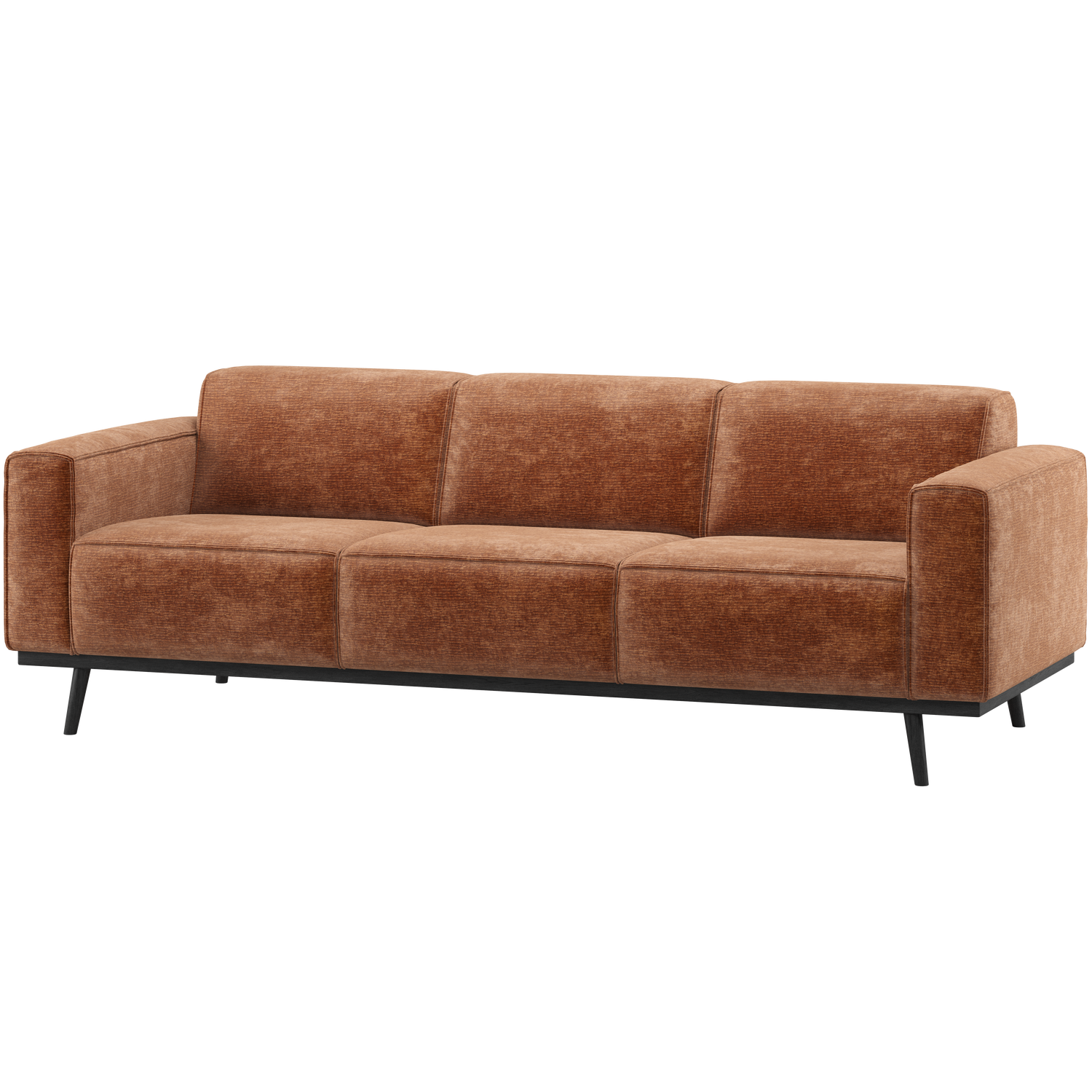Woood | 3-zits bank Statement 230cm chenille velvet terra