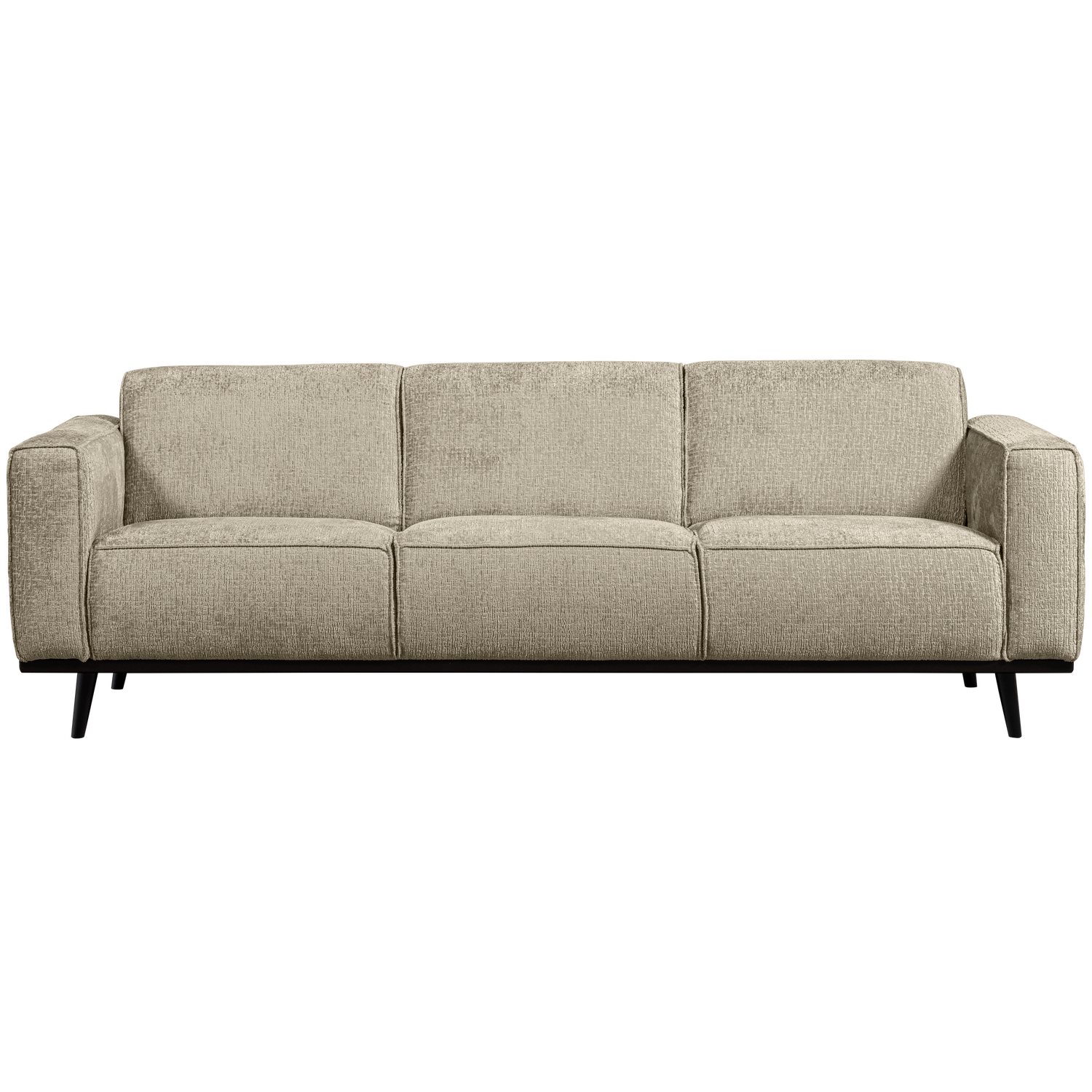 Woood | 3-zits bank Statement 230cm structure velvet wheatfield