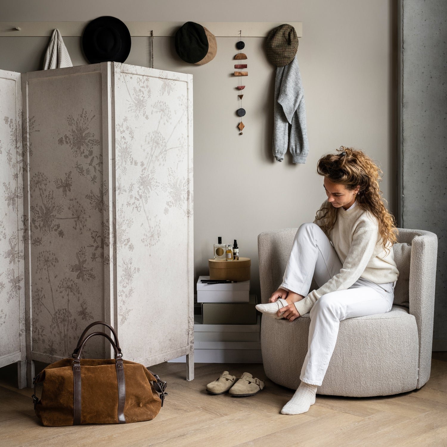 vtwonen | Fauteuil Explore boucle naturel