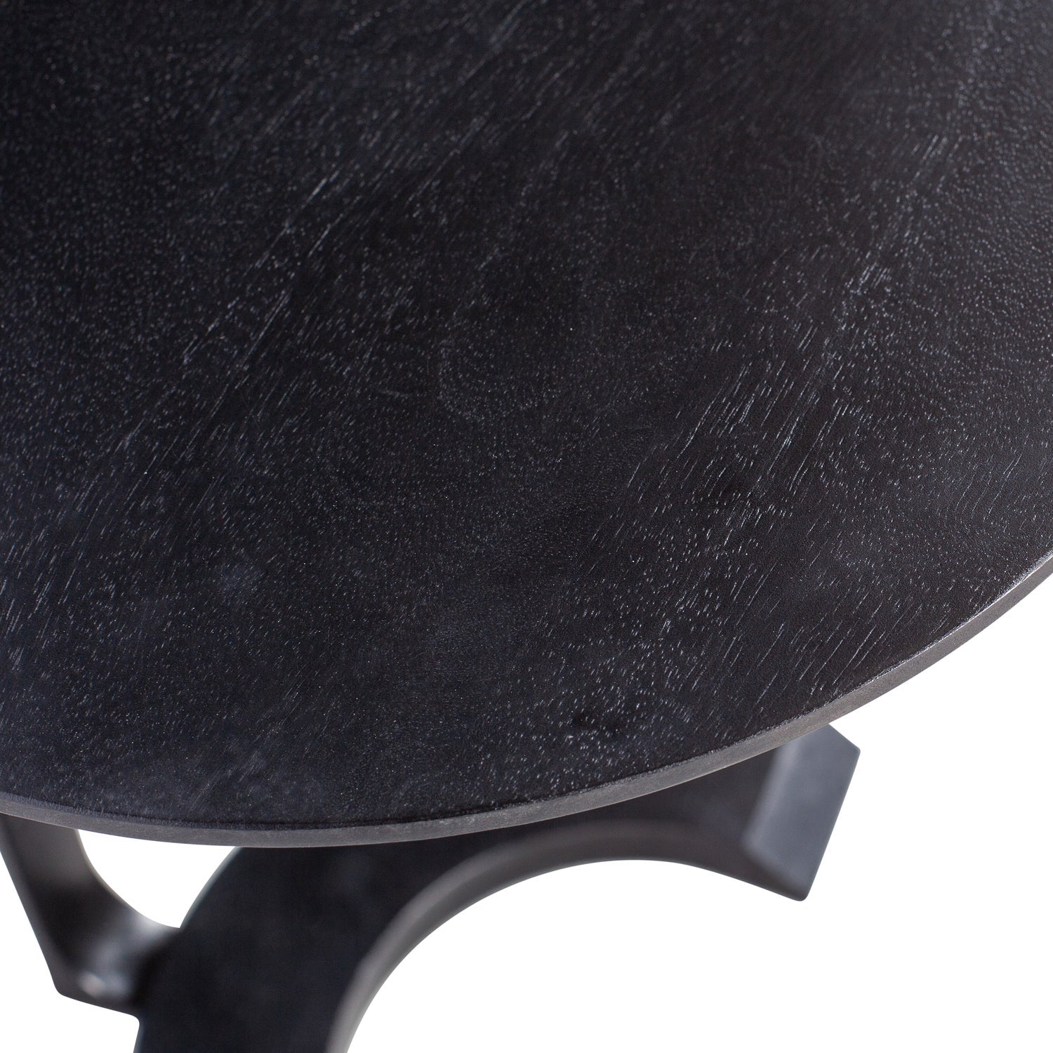 Woood | Bijzettafel Floor zwart