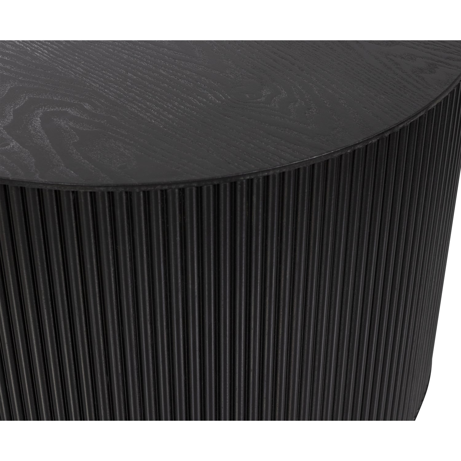 Woood | Bijzettafel Sanne rond zwart