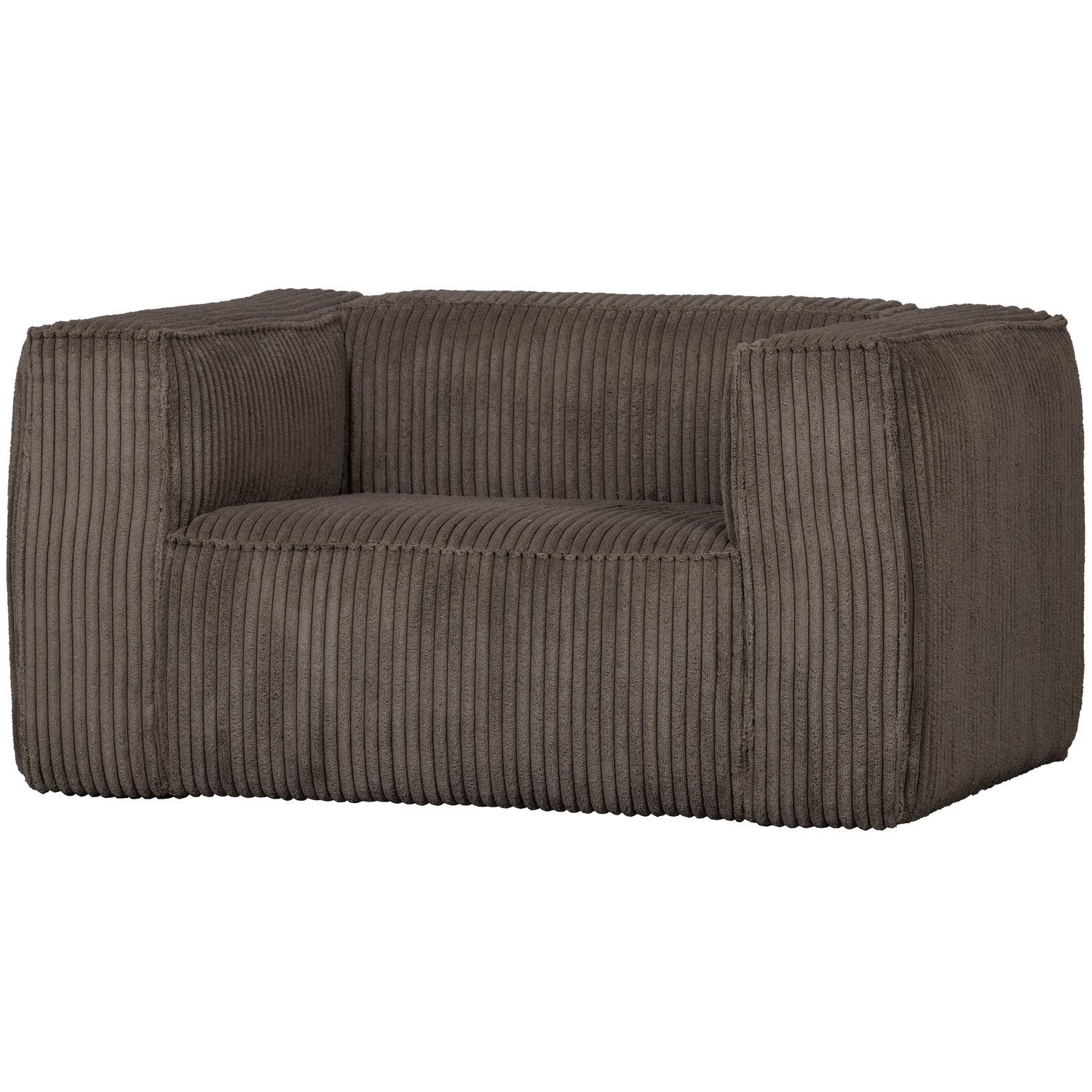 Woood | Fauteuil Bean ribstof mud