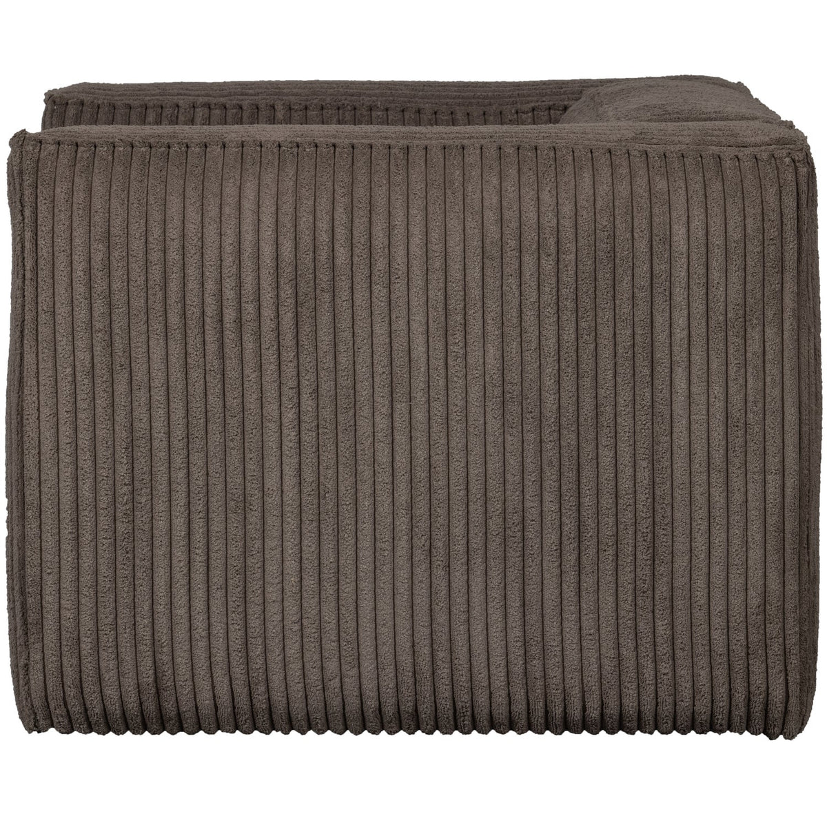 Woood | Fauteuil Bean ribstof mud