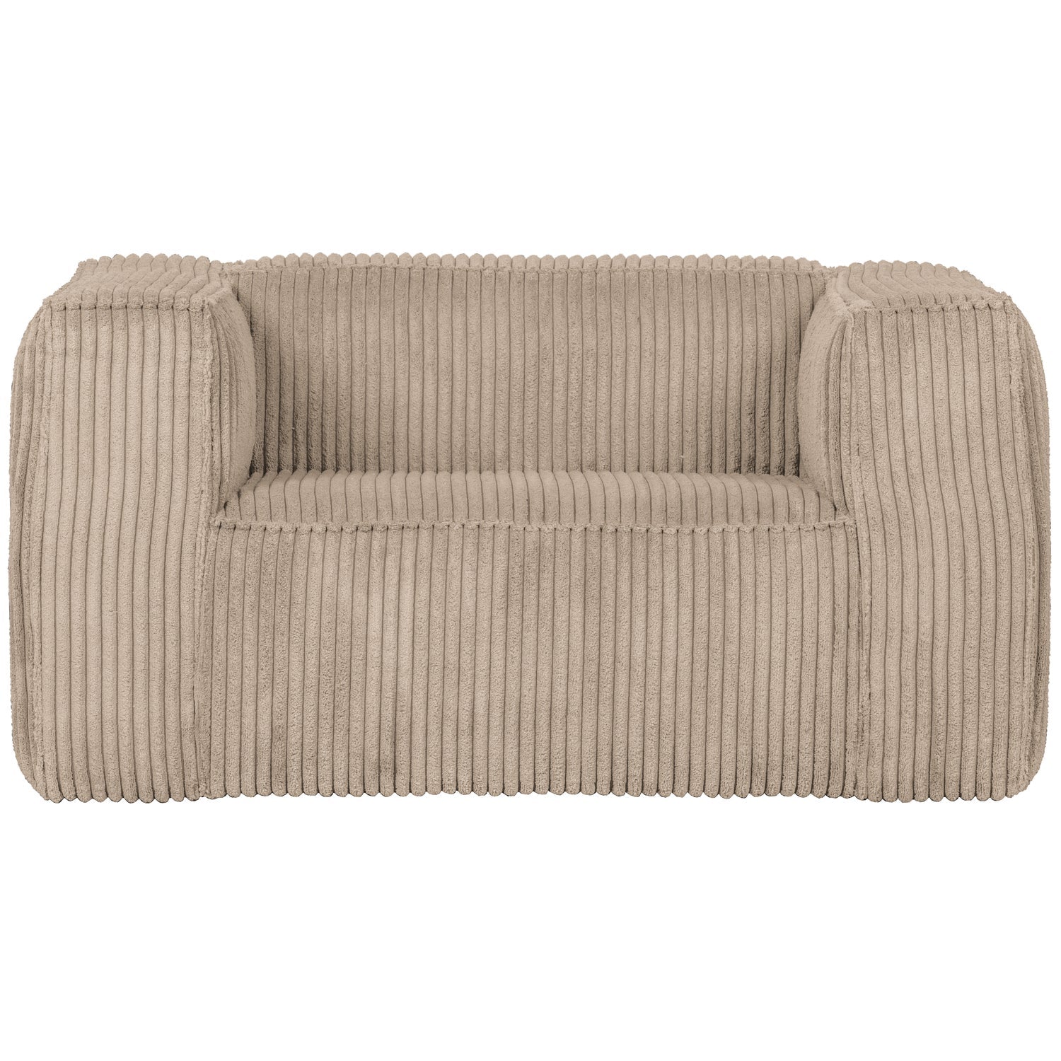 Woood | Fauteuil Bean ribstof travertin