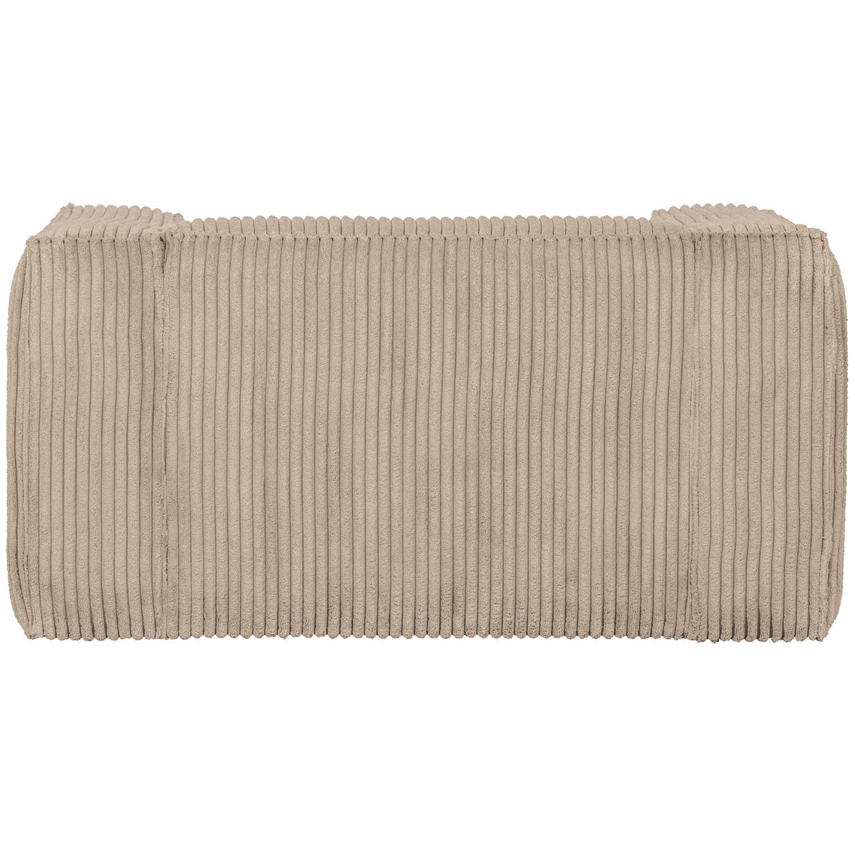 Woood | Fauteuil Bean ribstof travertin
