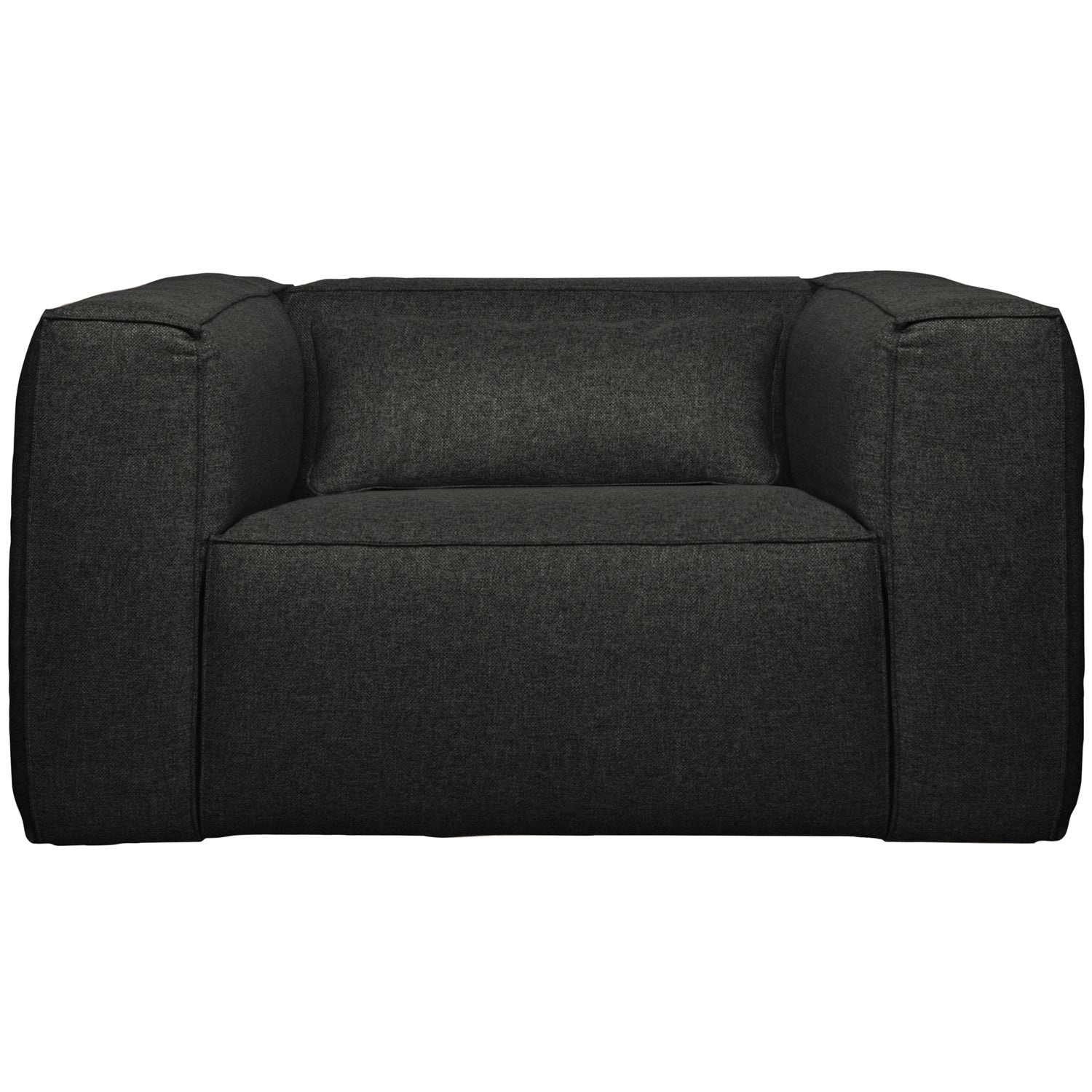 Woood | Fauteuil Bean incl. kussen donkergrijs