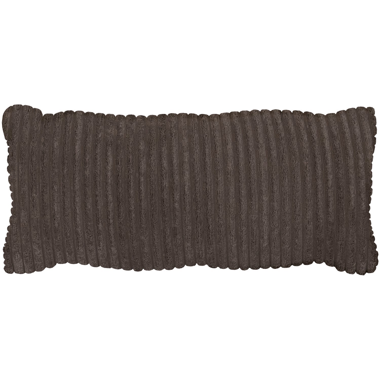 Woood | Kussen Bean ribstof mud