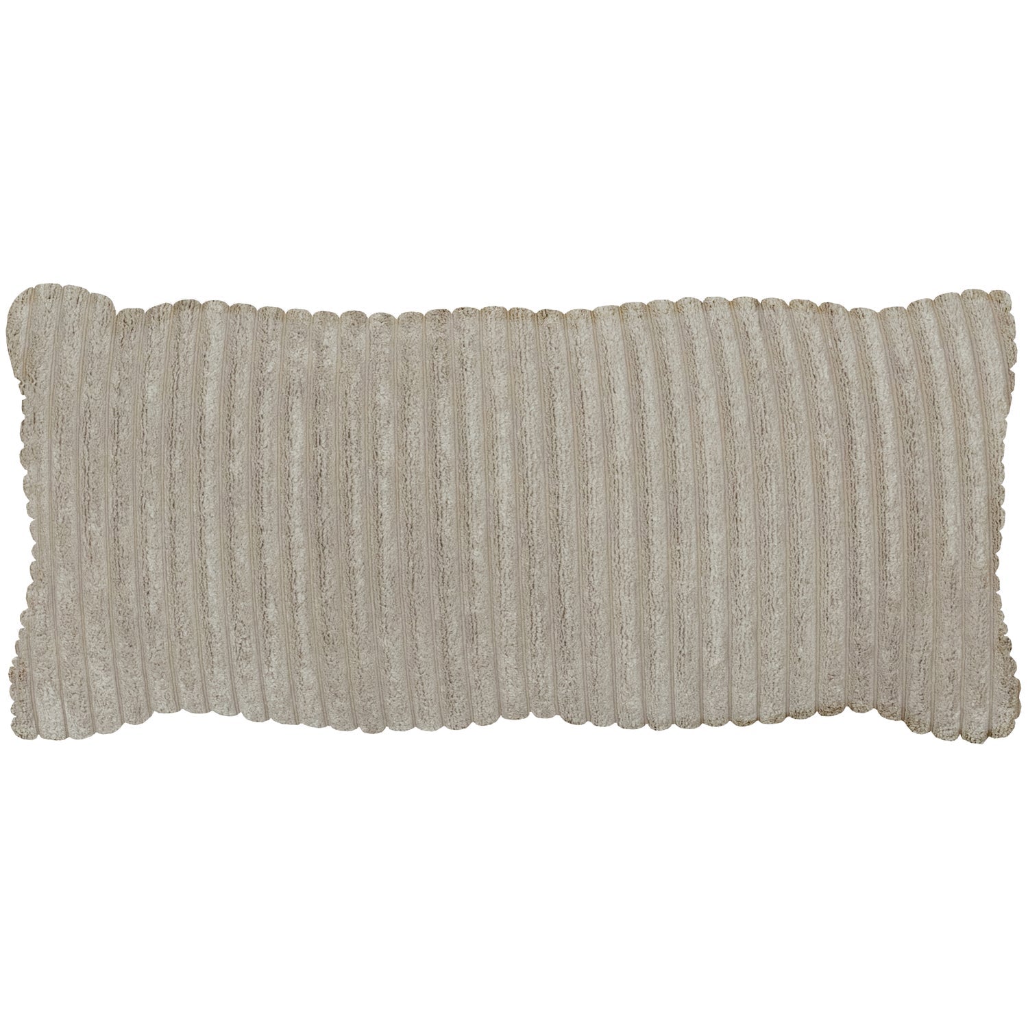 Woood | Kussen Bean ribstof naturel