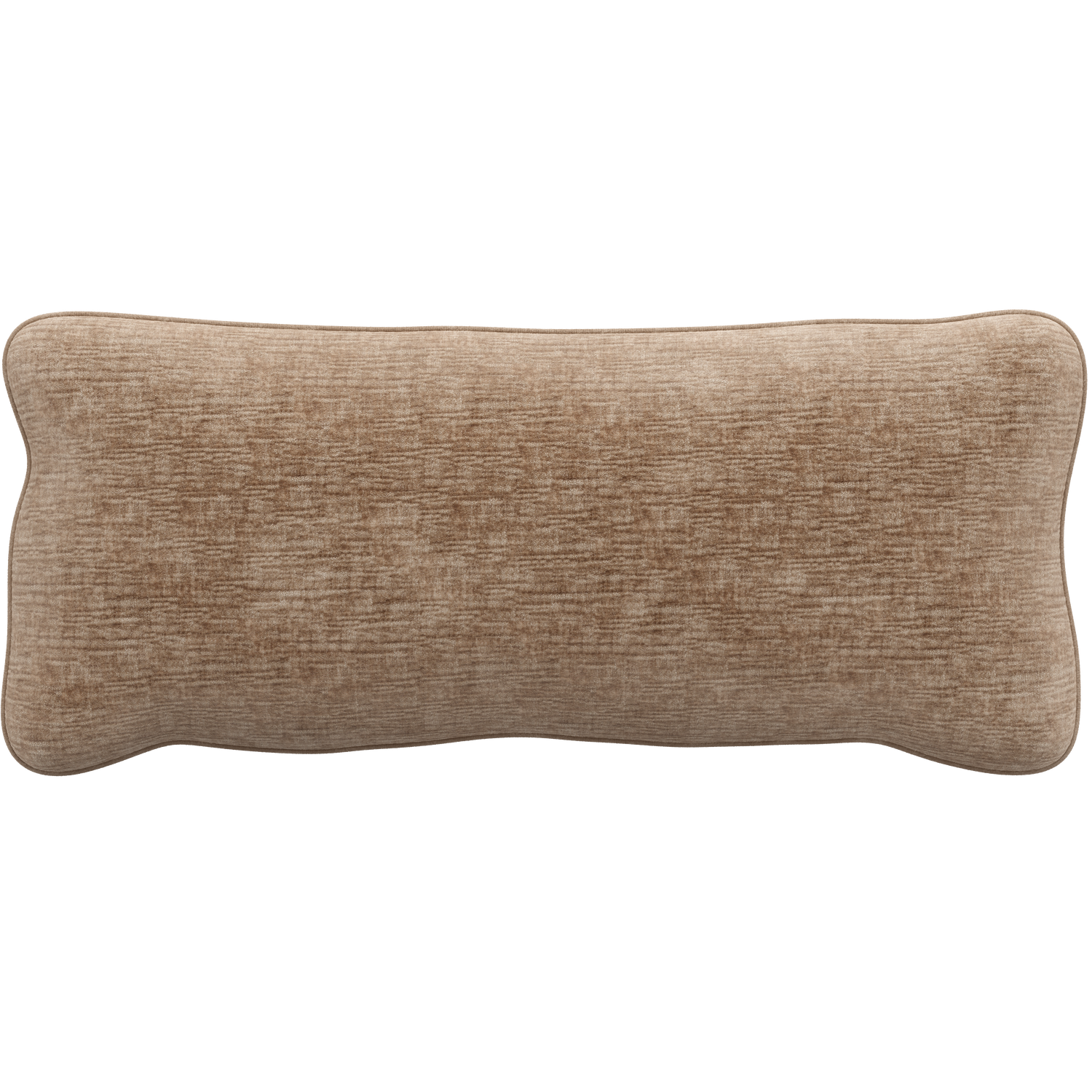 Woood | Kussen Bean chenille velvet perzikroze