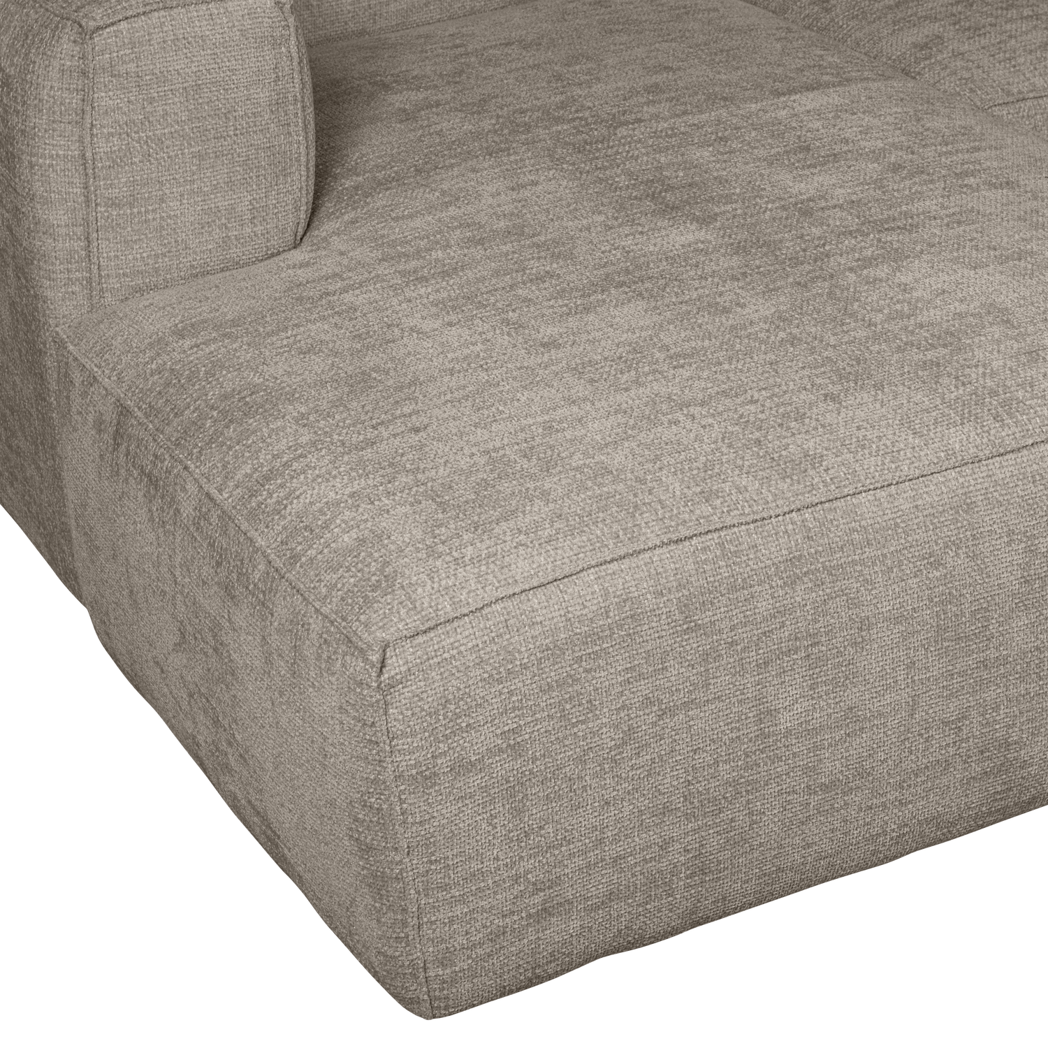 Woood | Chaise longue bank Bean links grove melange travertin