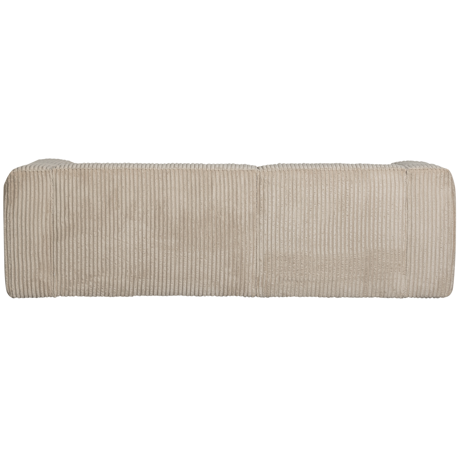 Woood | Chaise longue bank Bean links ribstof travertin