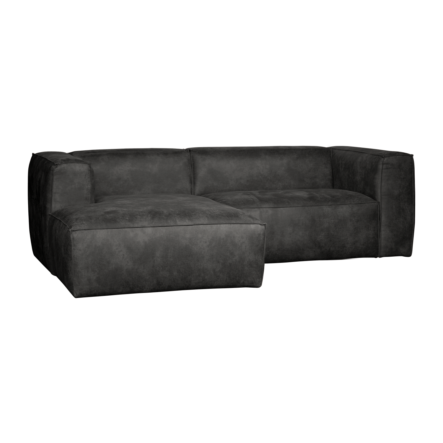 Woood | Chaise longue Bean links ecoleer zwart