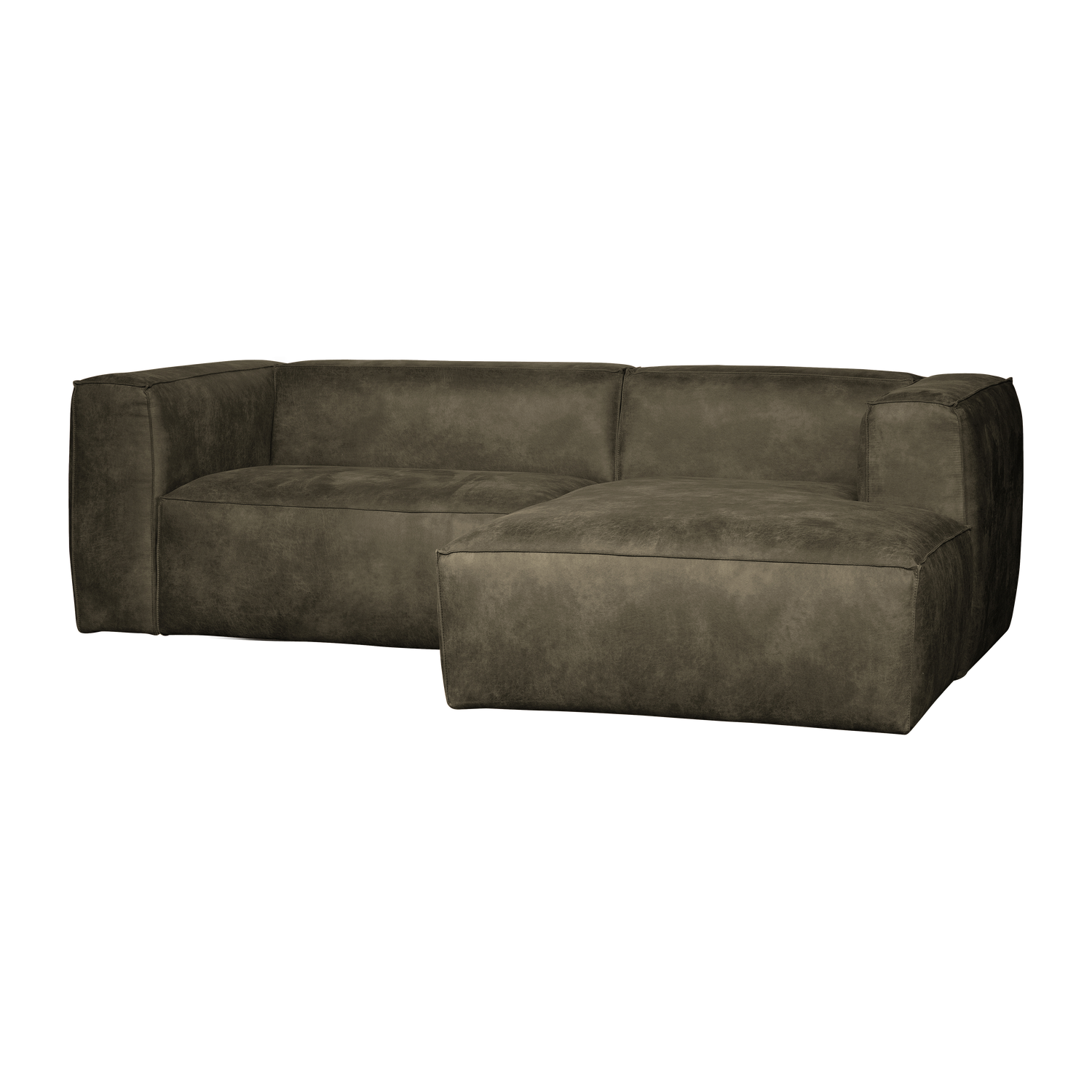 Woood | Chaise longue Bean rechts ecoleer army