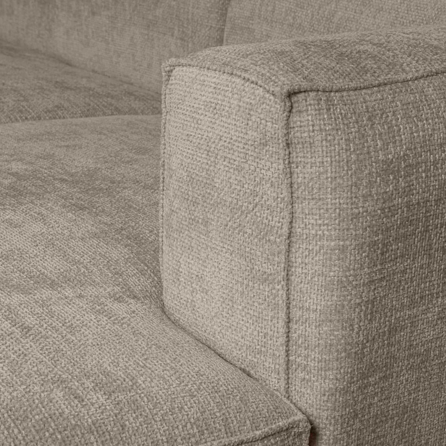 Woood | Chaise longue Bean rechts grove melange travertin