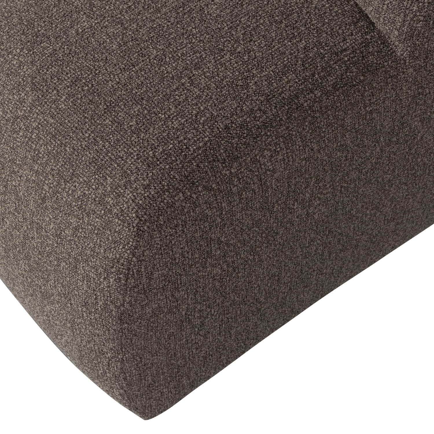 Woood | Poef Mojo boucle bruin melange