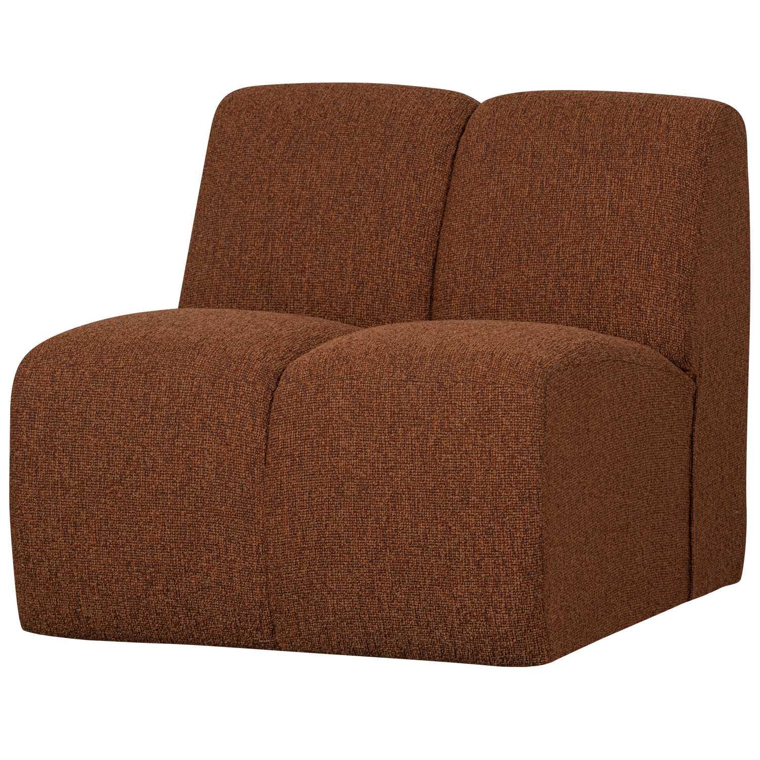 Woood | 1-Zits element Mojo boucle roestbruin melange