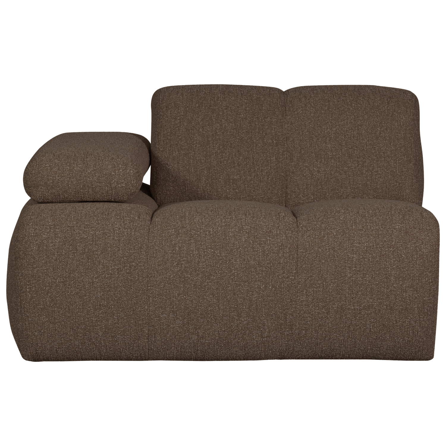 Woood | 1-Zits element Mojo arm links boucle bruin melange