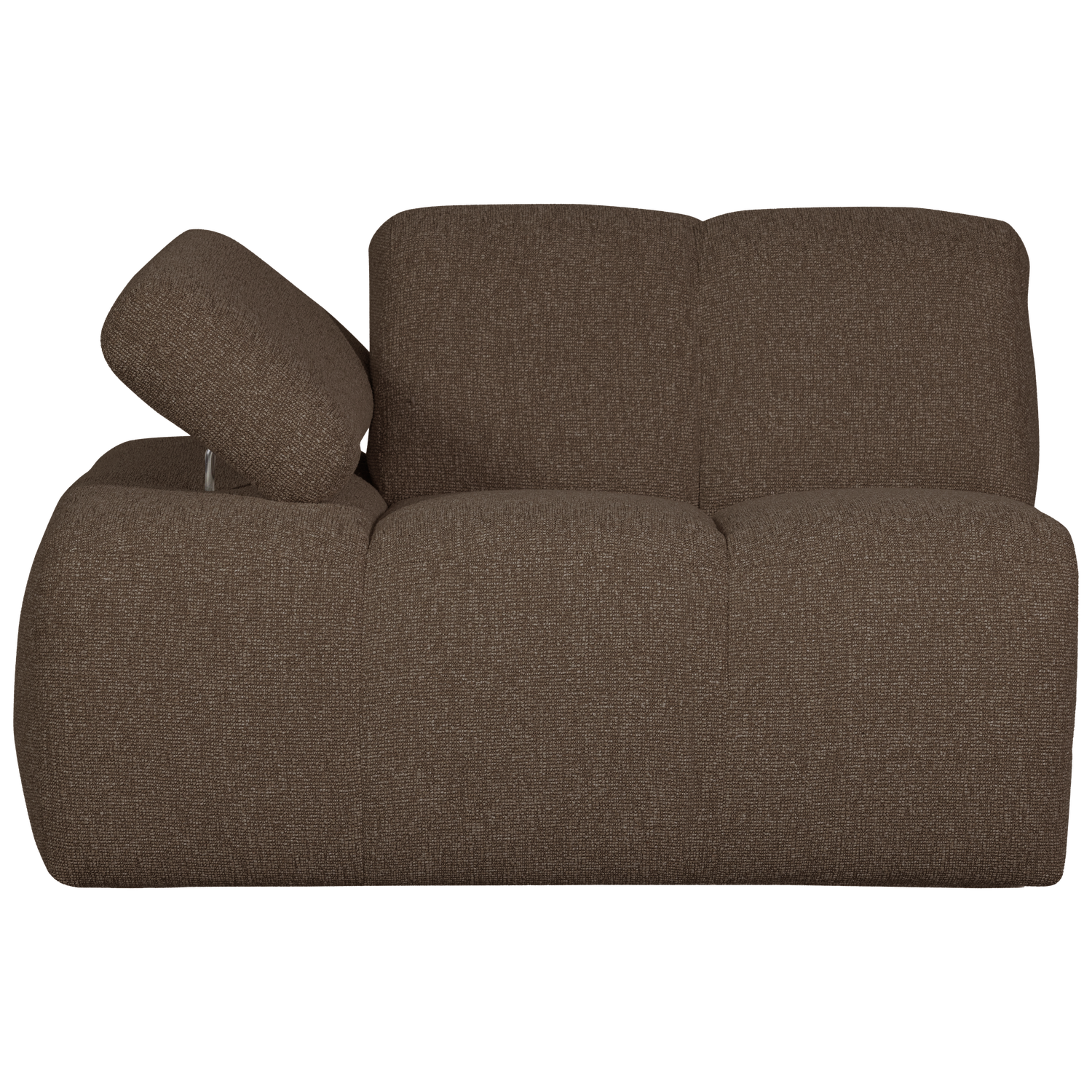 Woood | 1-Zits element Mojo arm links boucle bruin melange