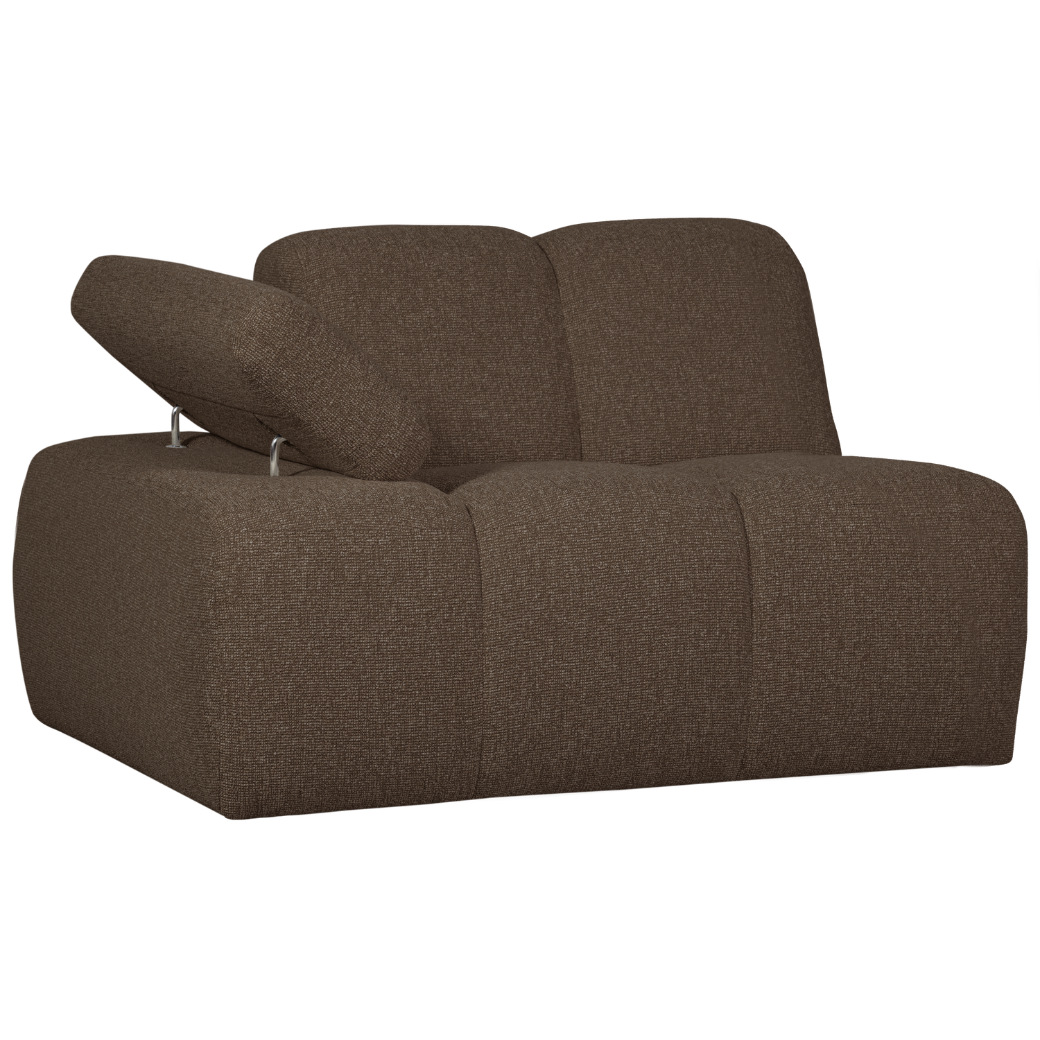 Woood | 1-Zits element Mojo arm links boucle bruin melange