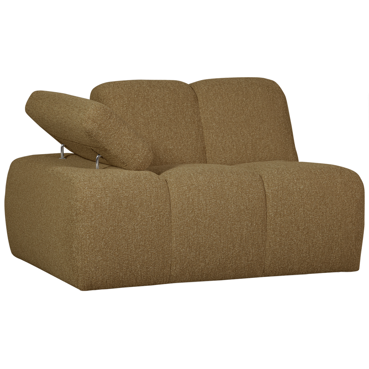 Woood | 1-Zits element Mojo arm links boucle geel/bruin melange