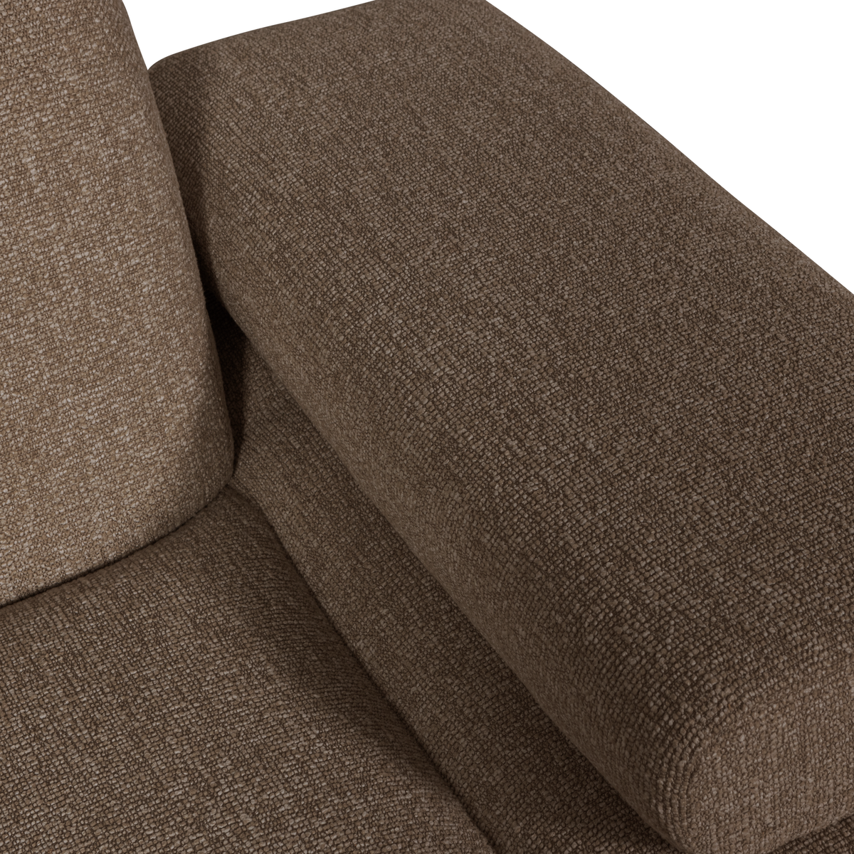 Woood | 1-Zits element Mojo arm rechts boucle bruin melange