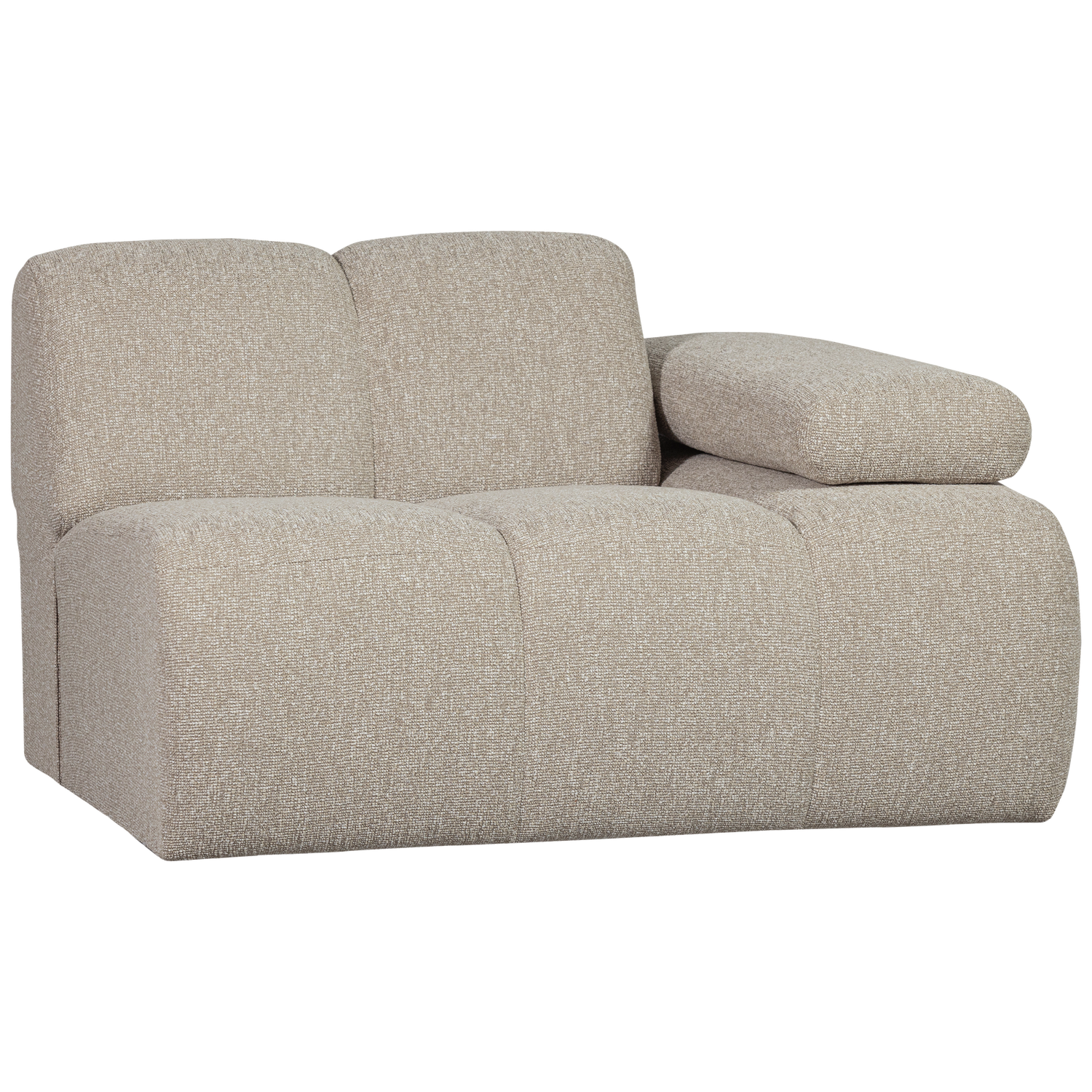 Woood | 1-Zits element Mojo arm rechts boucle beige melange