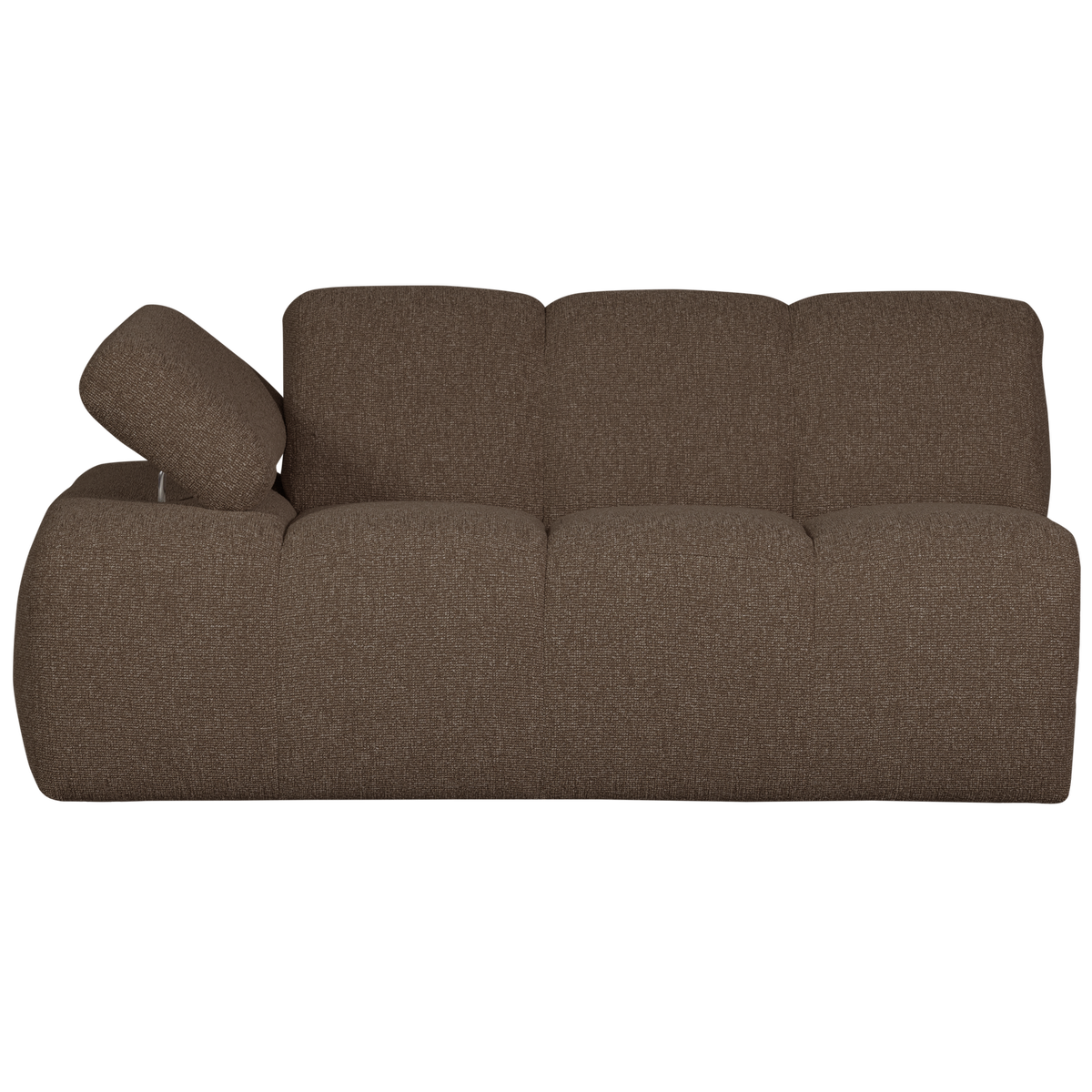 Woood | 1,5-Zits element Mojo arm links boucle bruin melange