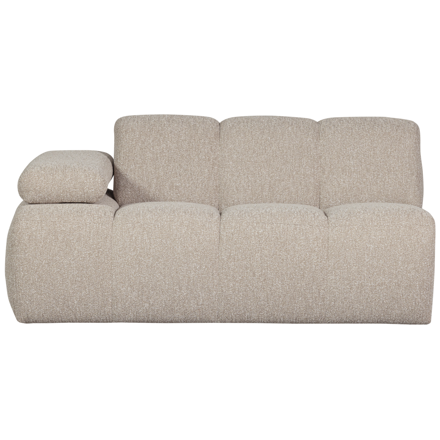 Woood | 1,5-Zits Mojo element arm links boucle beige melange