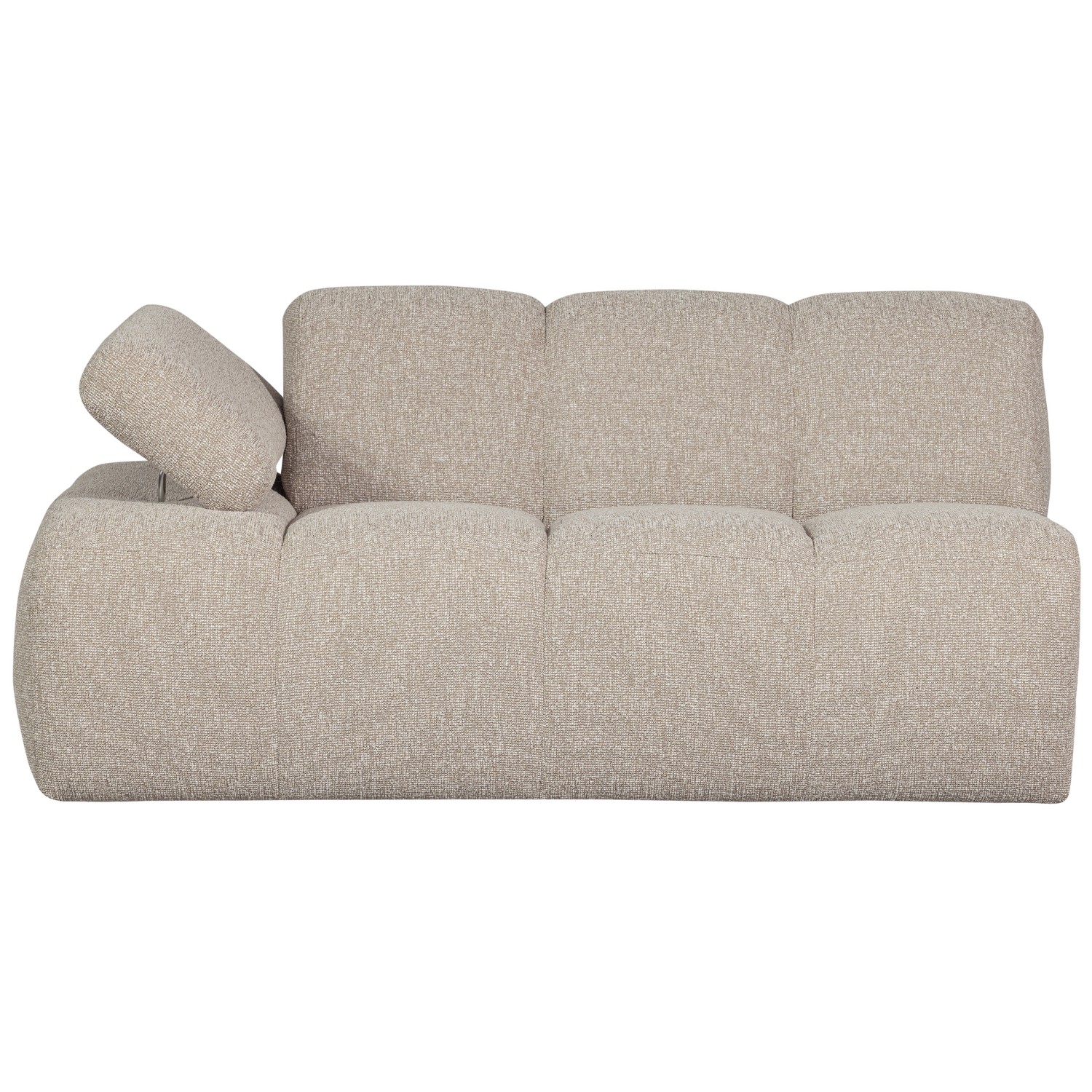 Woood | 1,5-Zits Mojo element arm links boucle beige melange