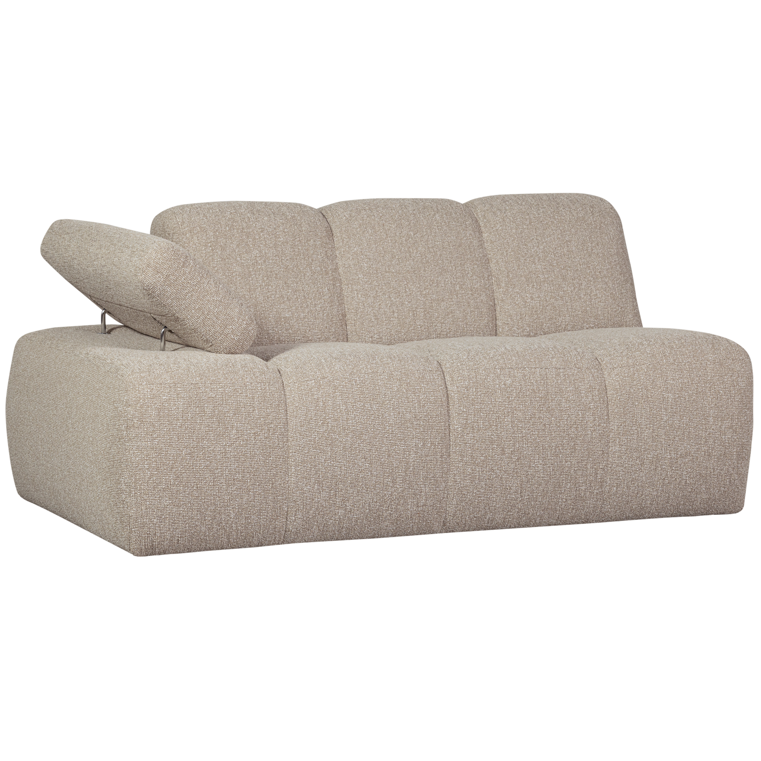 Woood | 1,5-Zits Mojo element arm links boucle beige melange