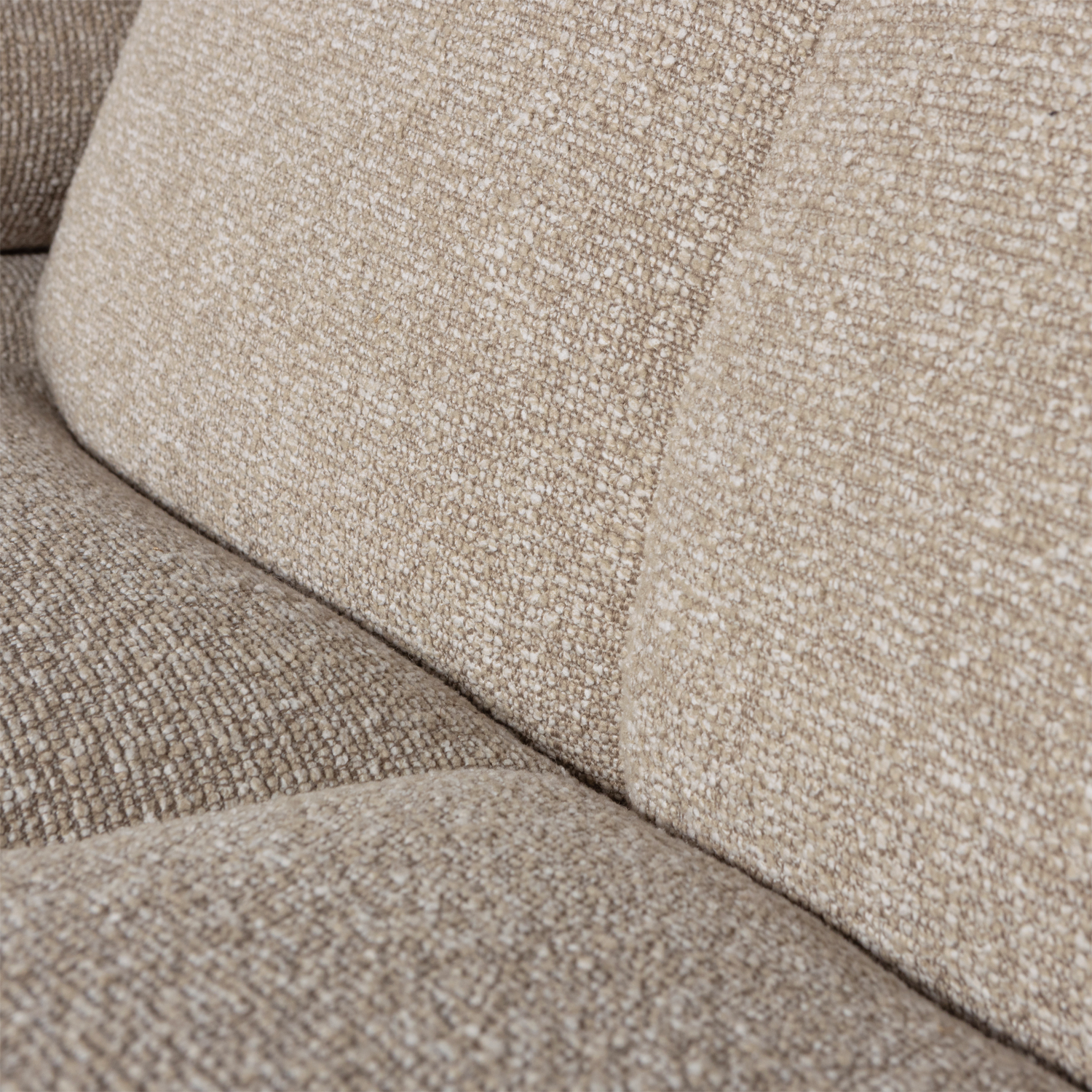 Woood | 1,5-Zits Mojo element arm links boucle beige melange