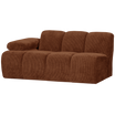 Woood | 1,5-Zits element Mojo arm links ribstof roestbruin