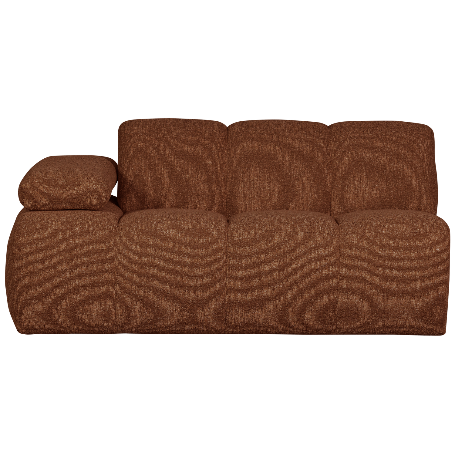 Woood | 1,5-Zits element Mojo arm links boucle roestbruin melange