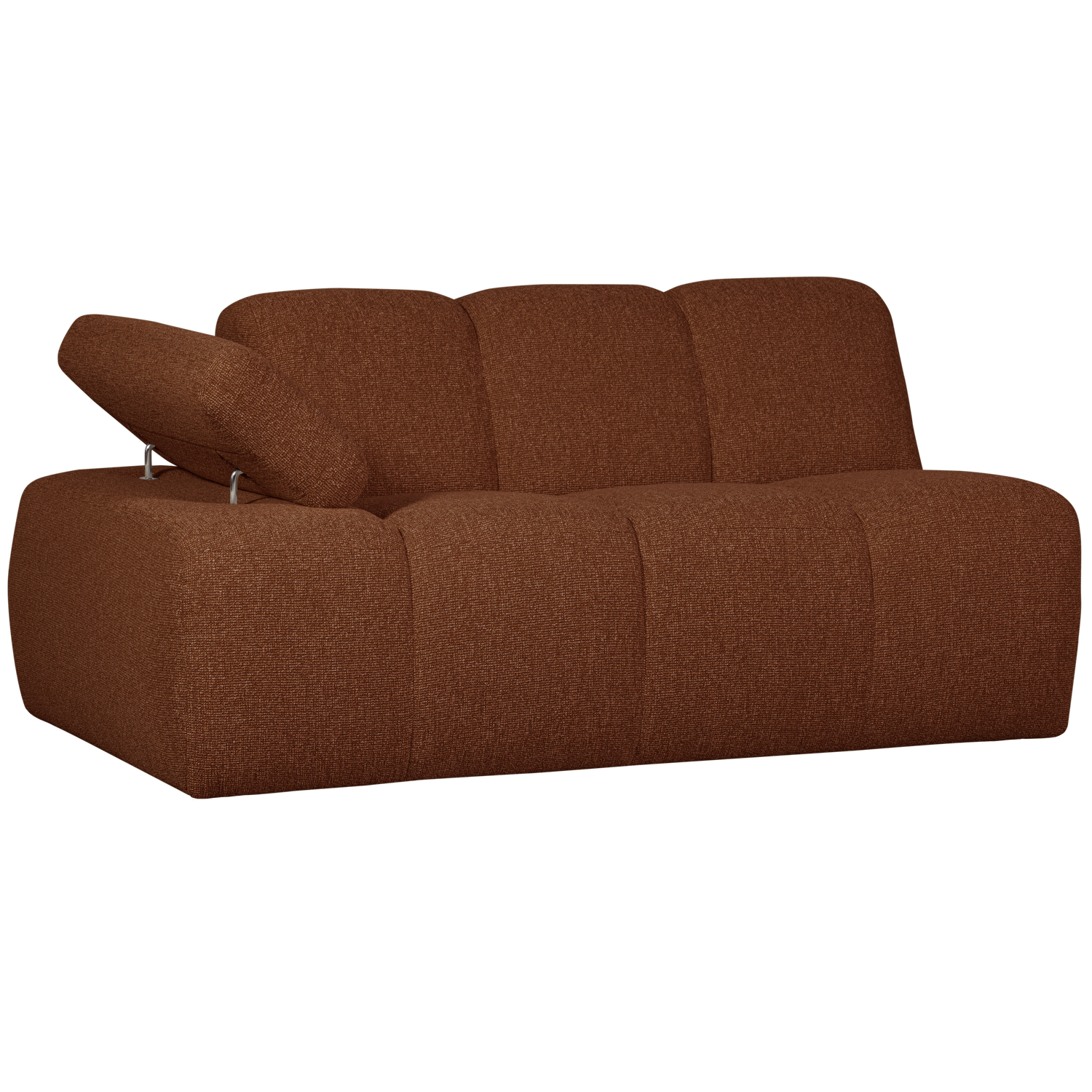 Woood | 1,5-Zits element Mojo arm links boucle roestbruin melange