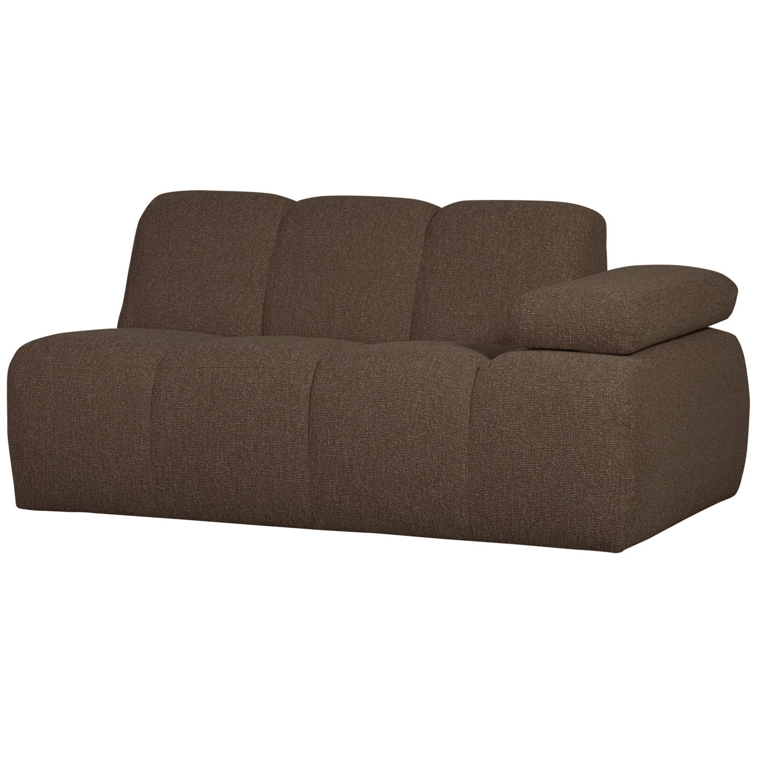 Woood | 1,5-Zits element Mojo arm rechts boucle bruin melange
