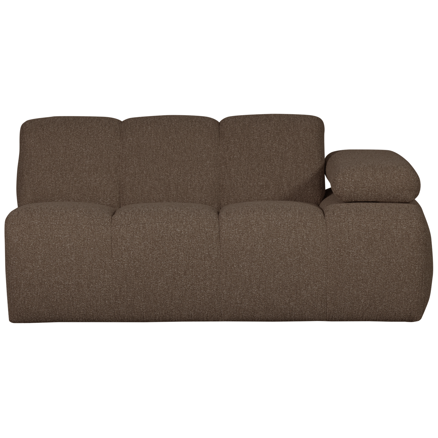 Woood | 1,5-Zits element Mojo arm rechts boucle bruin melange