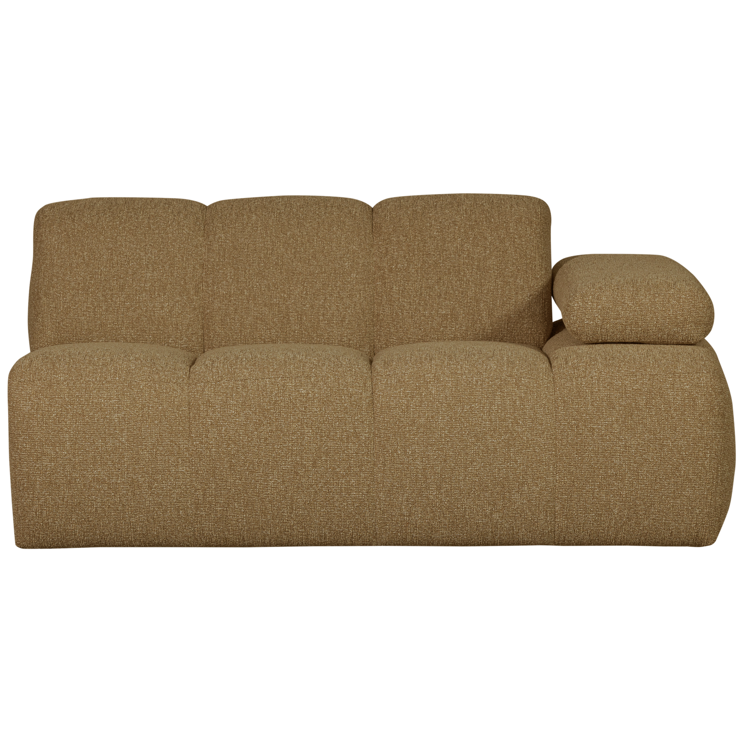 Woood | 1,5-Zits element Mojo arm rechts boucle geel/bruin melange