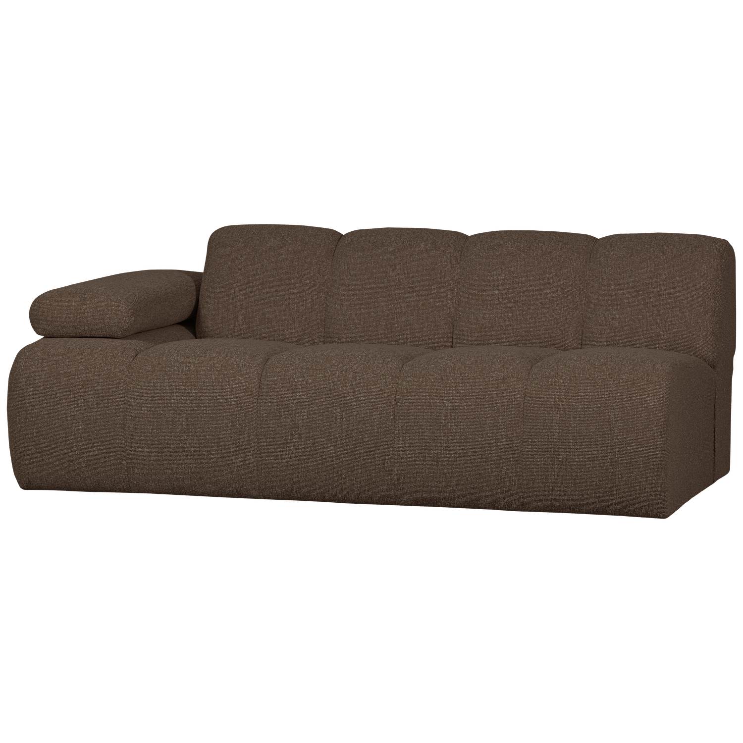 Woood | 2-Zits element Mojo arm links boucle bruin melange