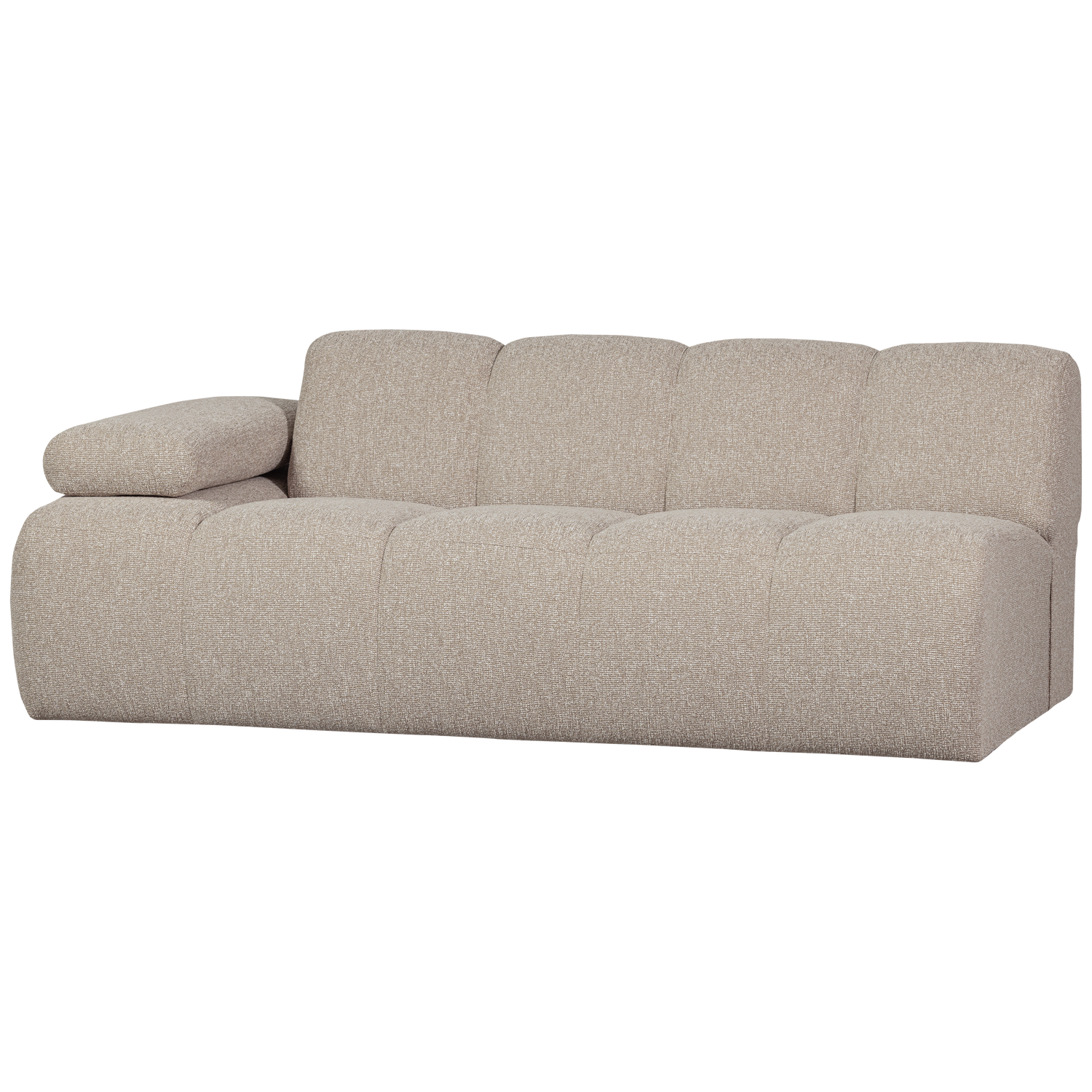 Woood | 2-Zits element Mojo arm links boucle beige melange