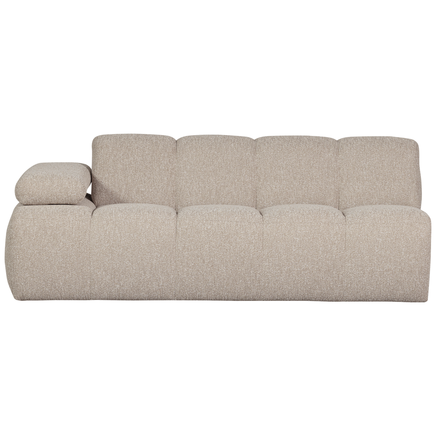 Woood | 2-Zits element Mojo arm links boucle beige melange