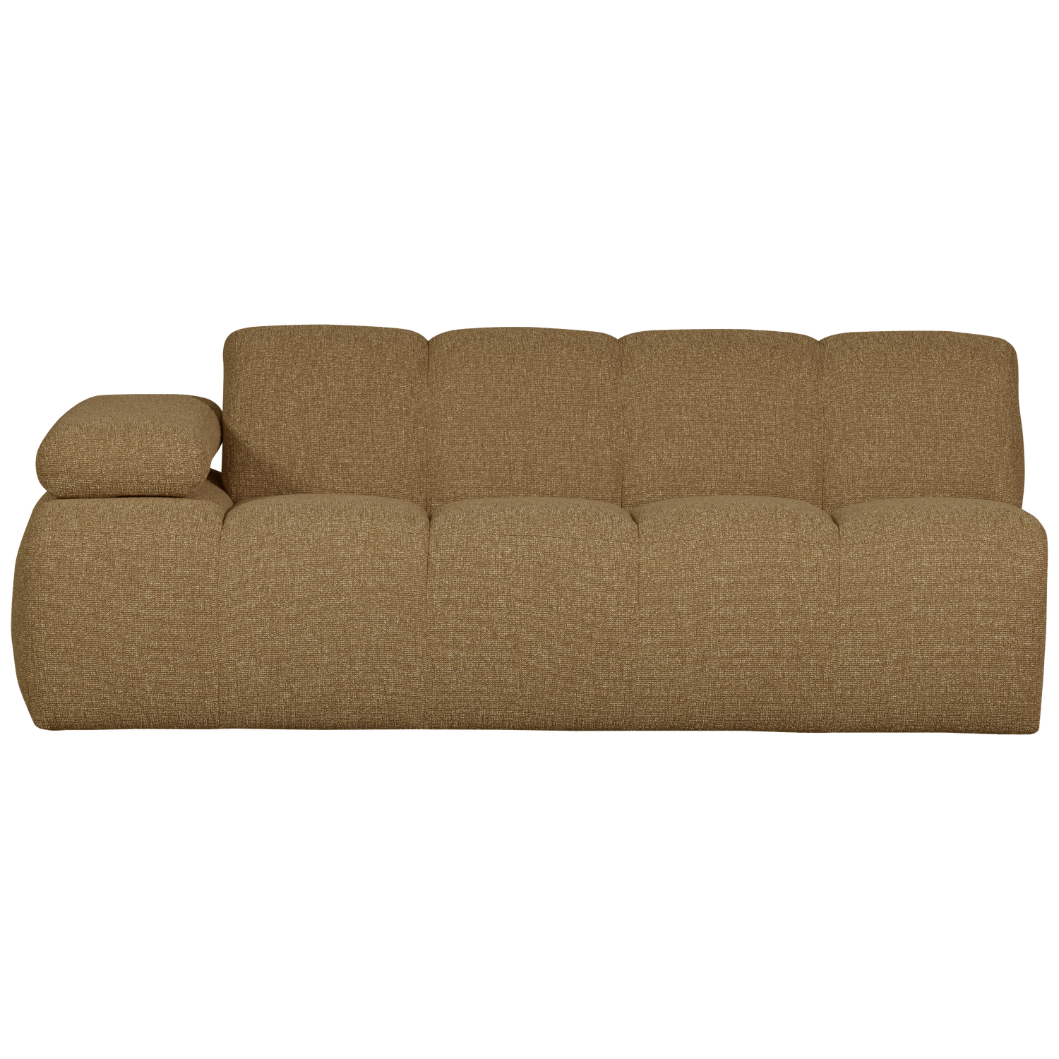 Woood | 2-Zits element Mojo arm links boucle geel/bruinmelange