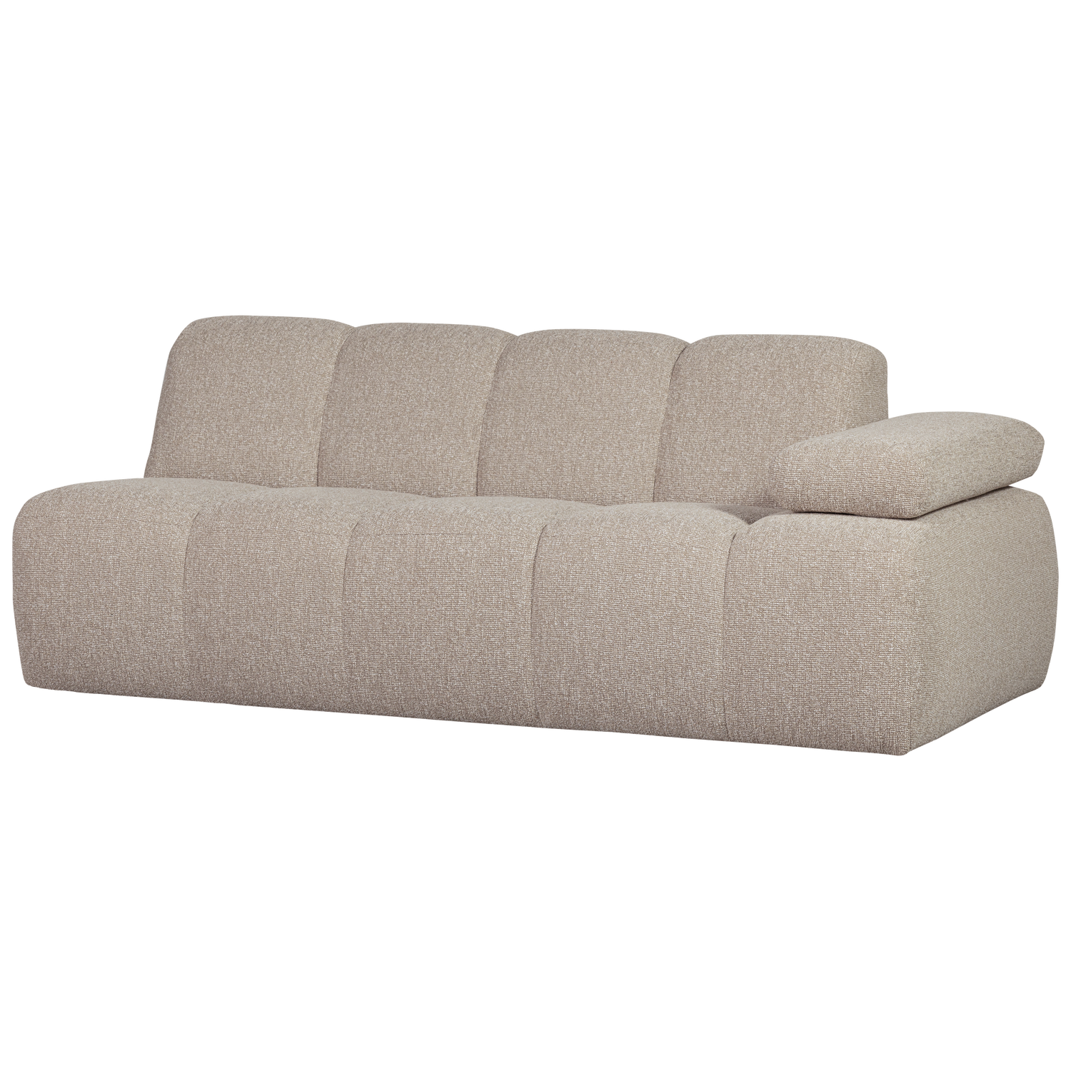 Woood | Mojo 2-zits element arm rechts boucle beige melange