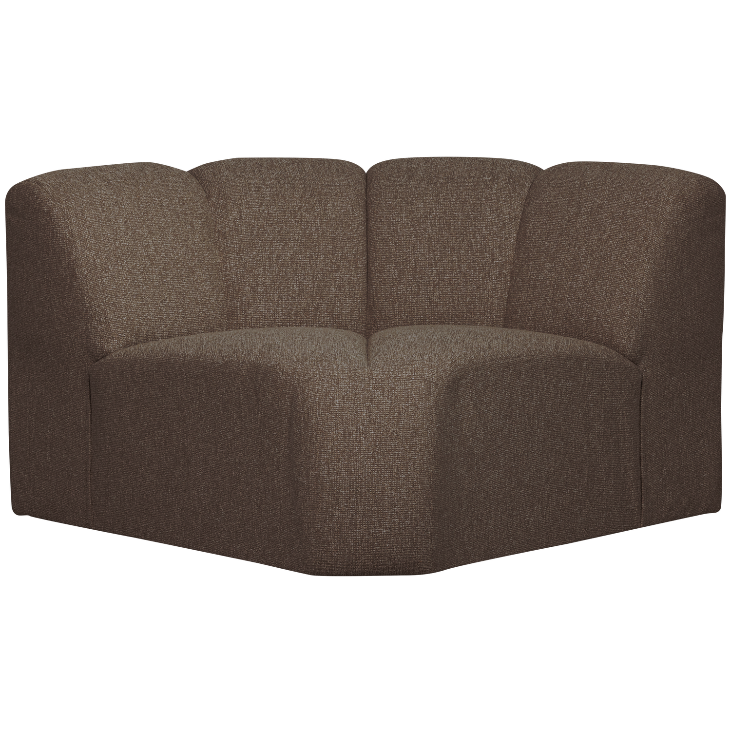Woood | Hoekelement Mojo boucle bruin melange