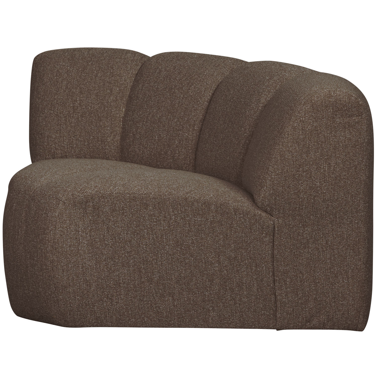 Woood | Hoekelement Mojo boucle bruin melange