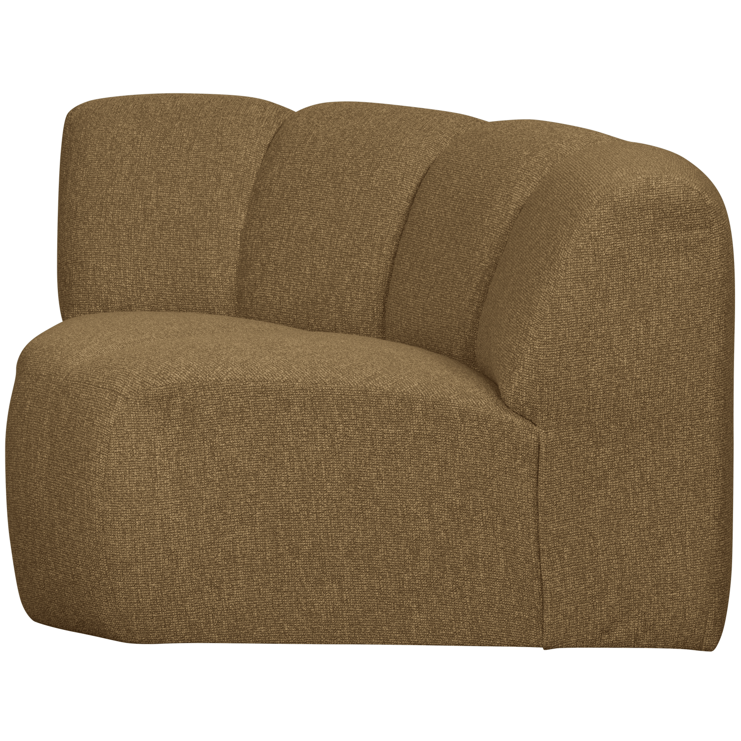 Woood | Hoekelement Mojo boucle geel/bruin melange