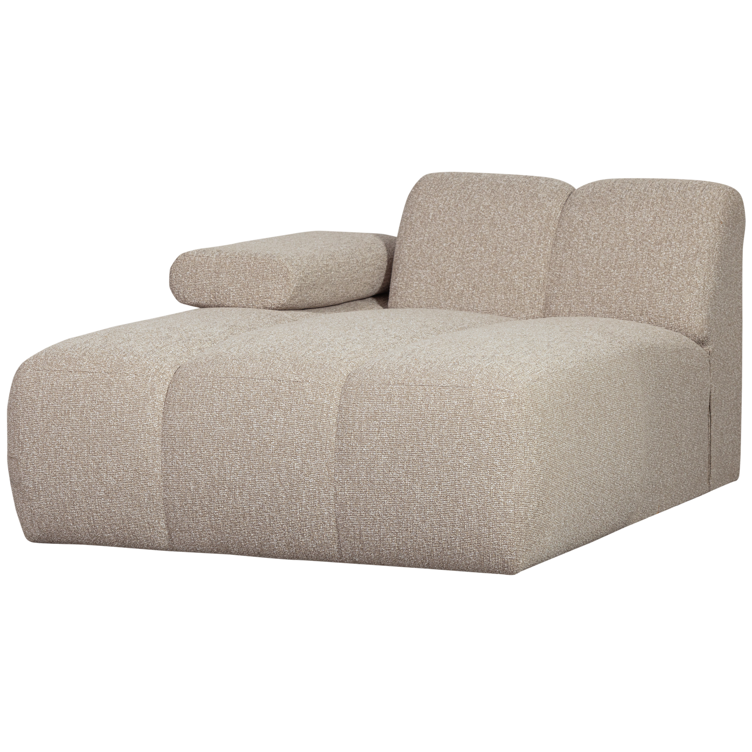 Woood | Mojo chaise longue element links boucle beige melange