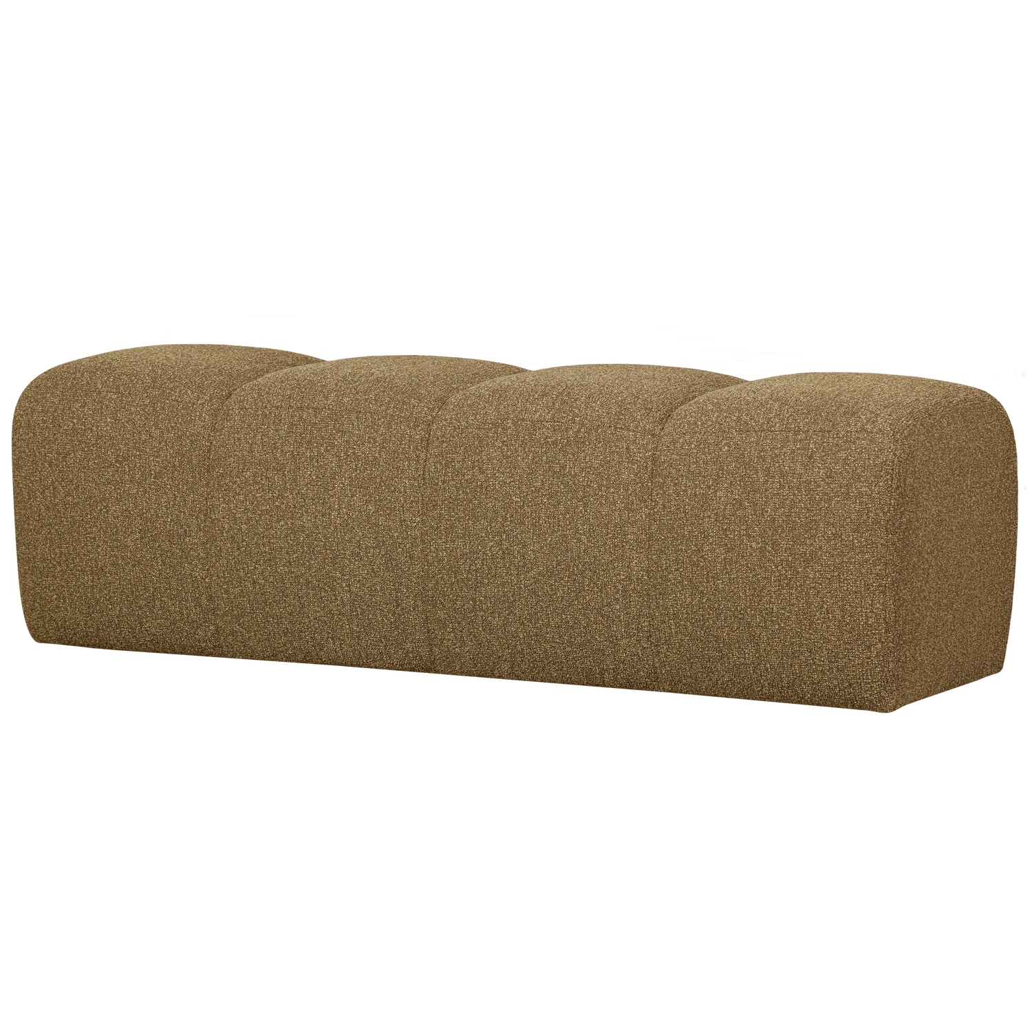 Woood | Eetbank Mojo boucle geel/bruin melange